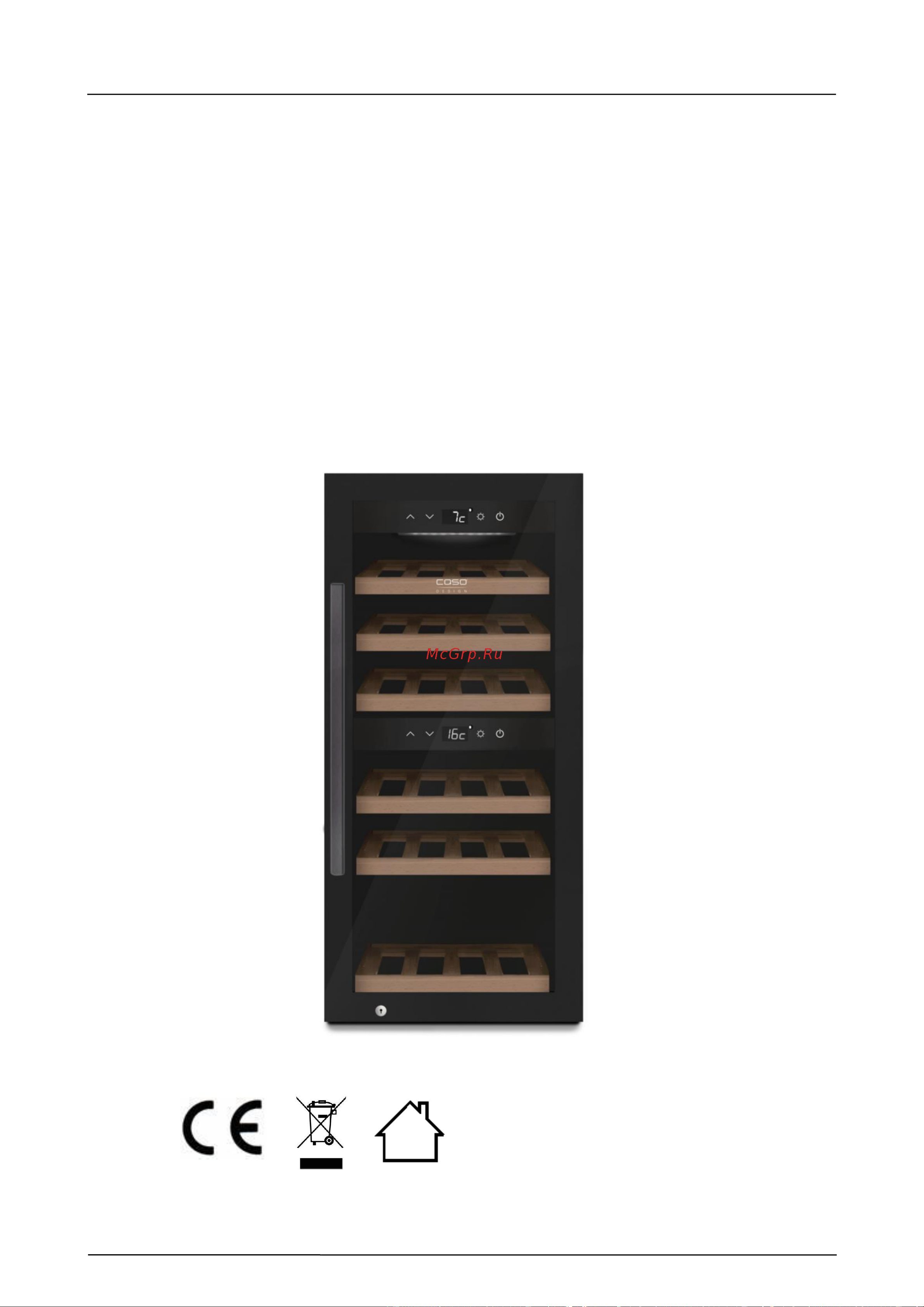 Caso WineExclusive 24 Smart [58/136] Istruzioni d uso