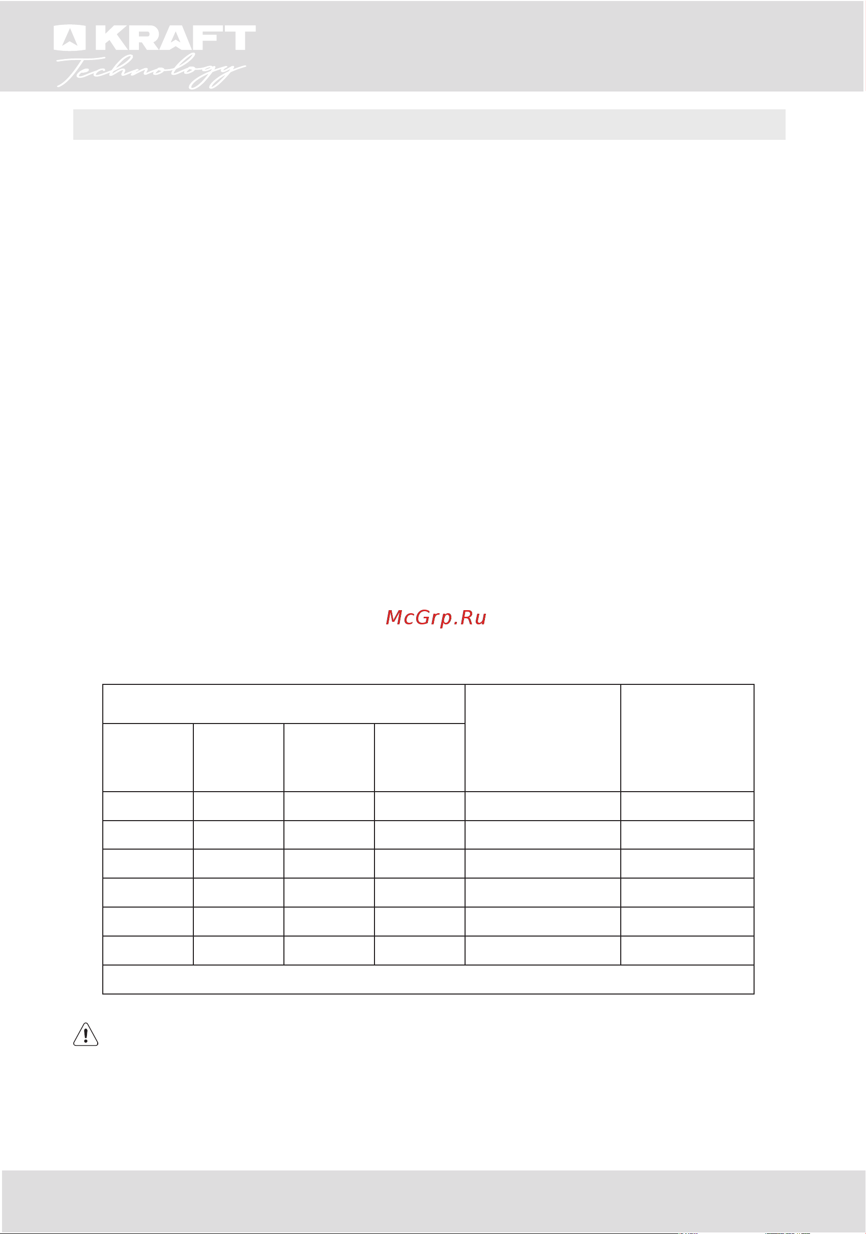 KRAFT TCH-DM454D901SBI [9/56] Перед первым использованием