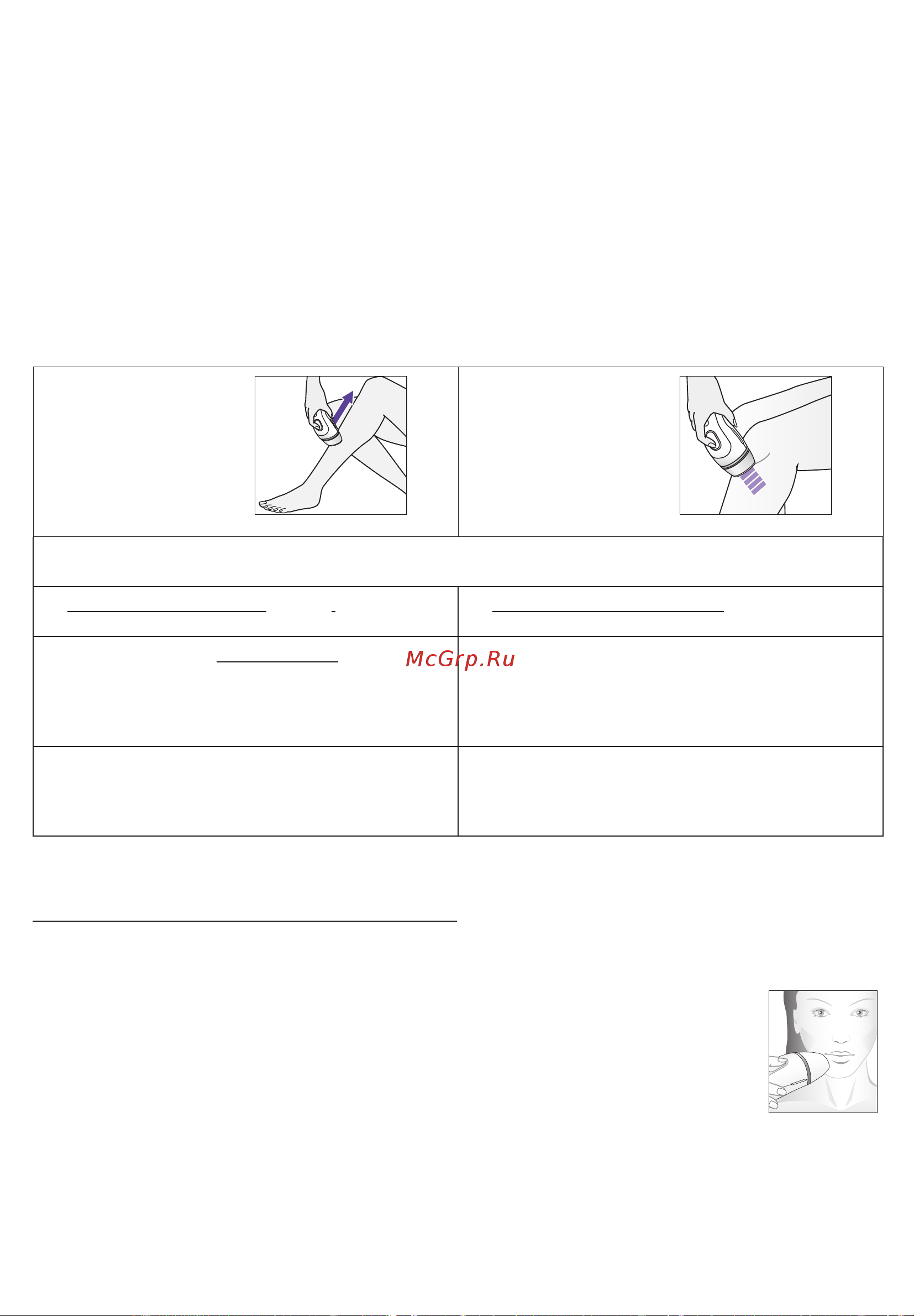 Braun Legs, body and face (PL 3111) [66/106] Metode de tratament