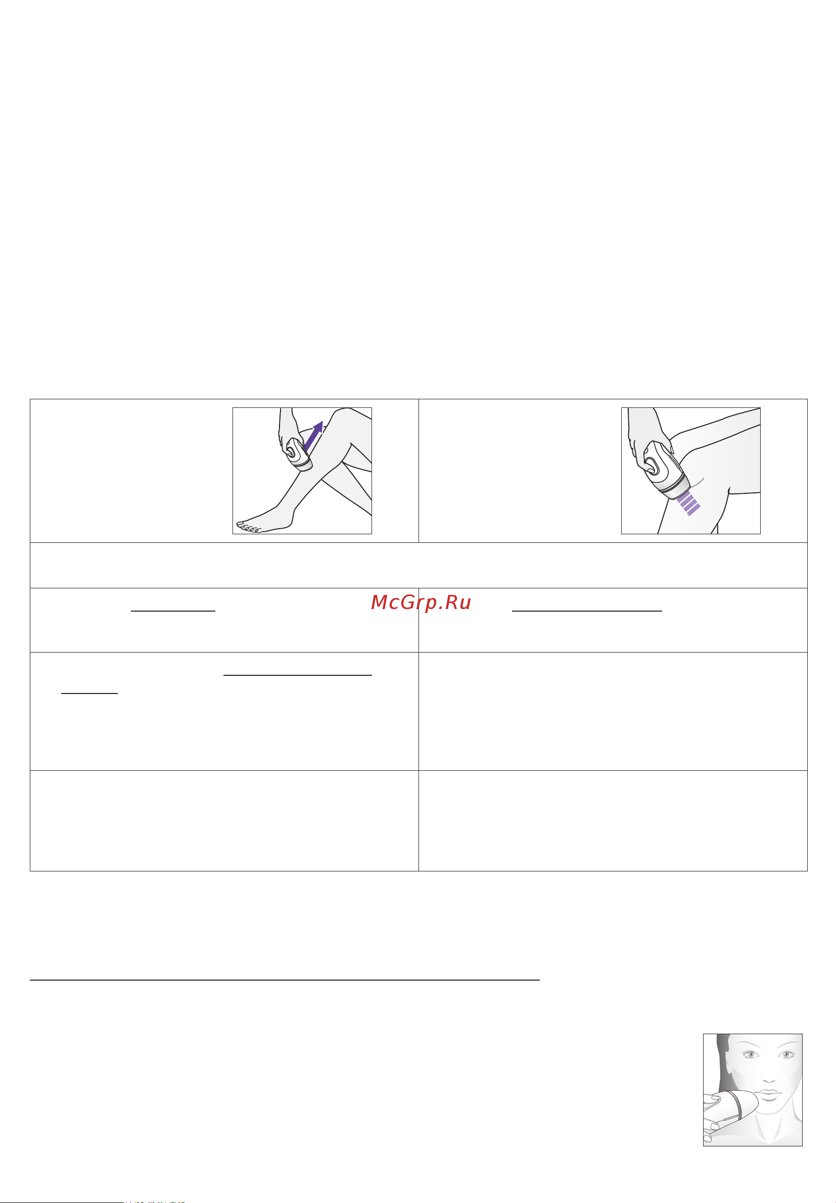 Braun Legs, body and face (PL 3111) [8/106] Metody zabiegowe