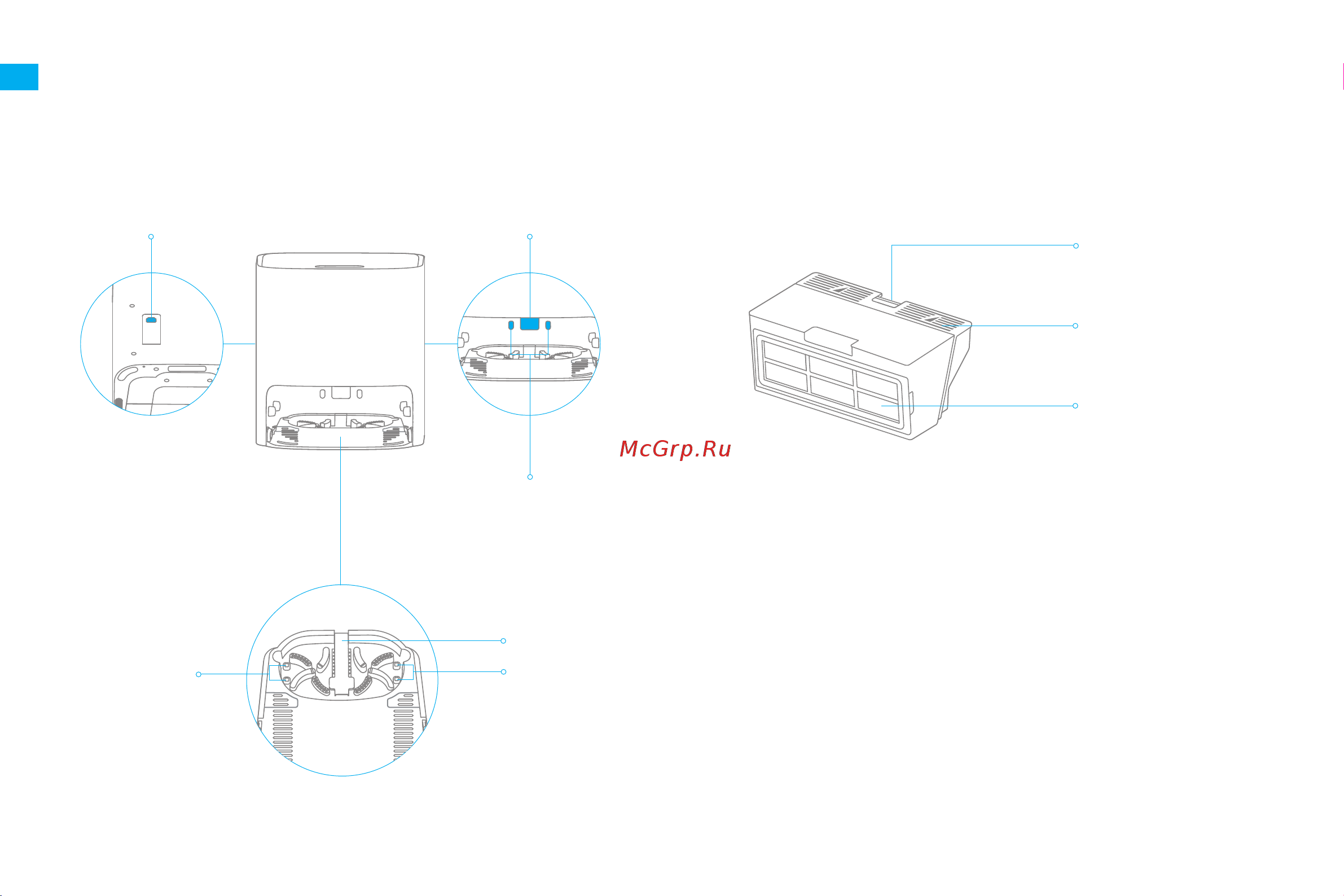 Dreame Bot W10 White (RLS5C) [150/211] Przegląd produktu