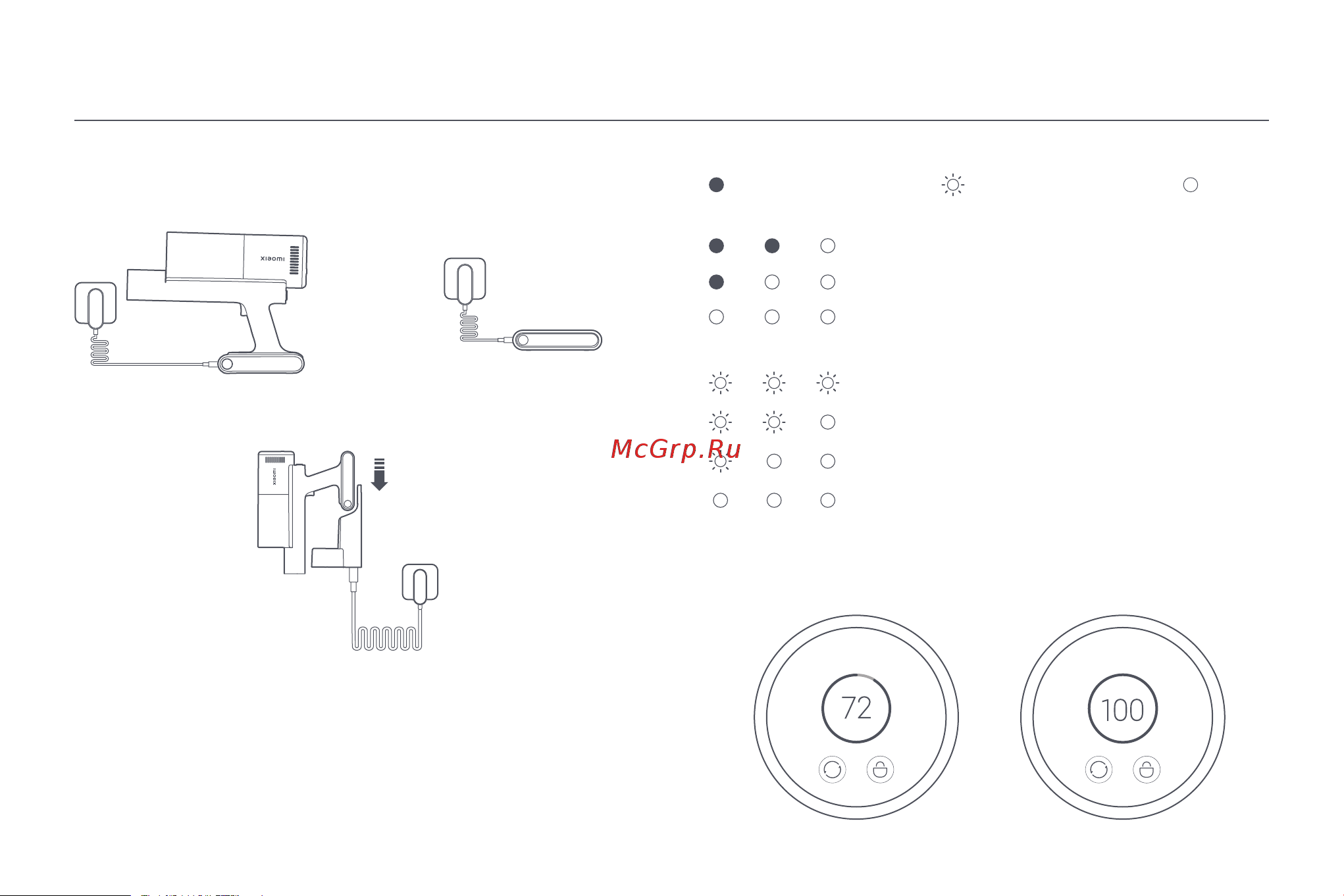 Xiaomi Vacuum Cleaner G11 EU [133/164] Ładowanie w uchwycie do ładowania i przechowywania 2 w 1