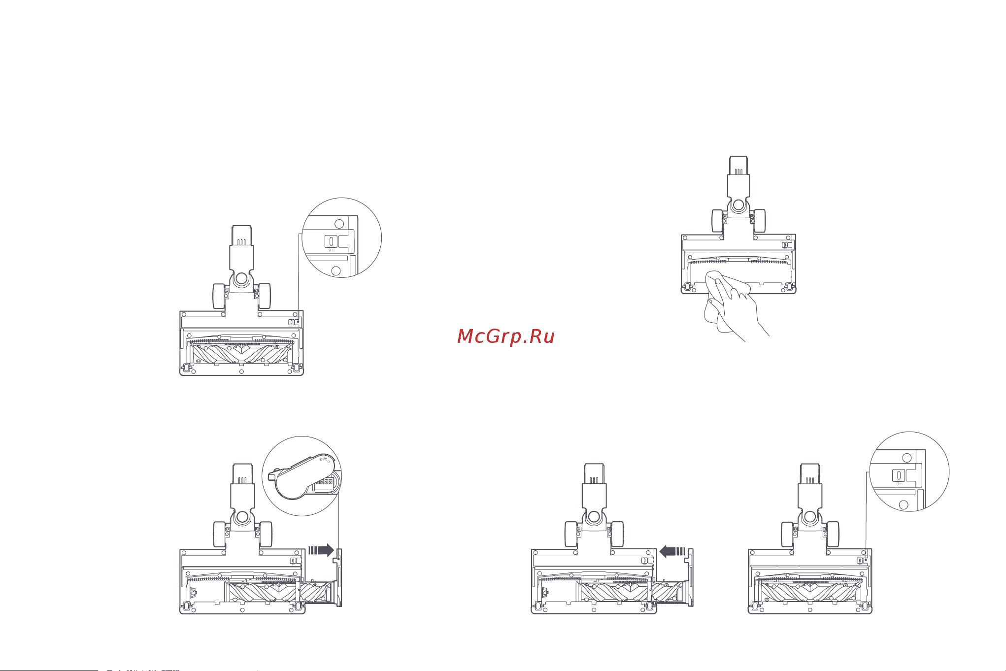 Xiaomi Vacuum Cleaner G11 EU [138/164] Czyszczenie szczotki elektrycznej zapobiegającej plątaniu