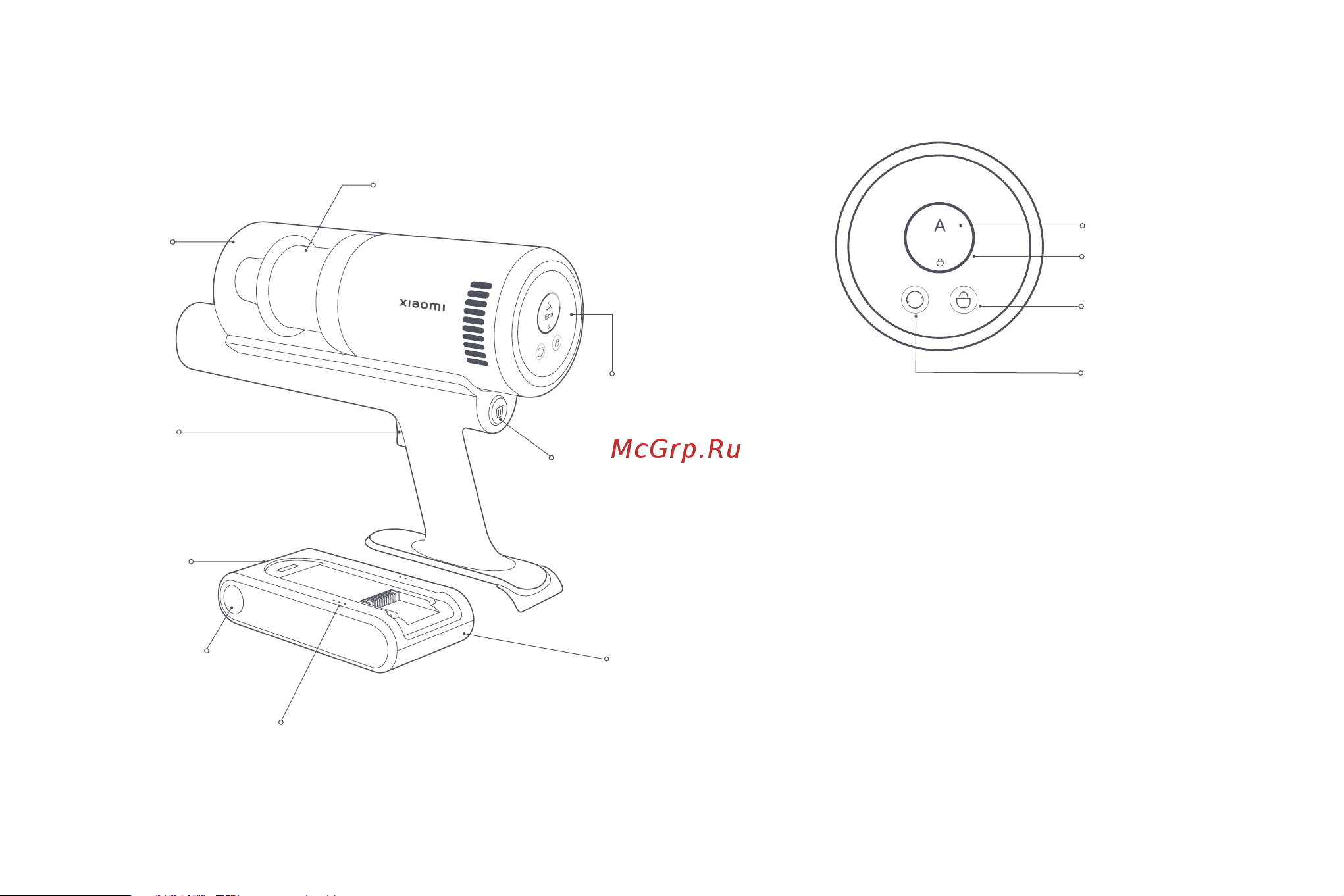 Xiaomi Vacuum Cleaner G11 EU [22/164] Aspirapolvere schermo e pulsanti