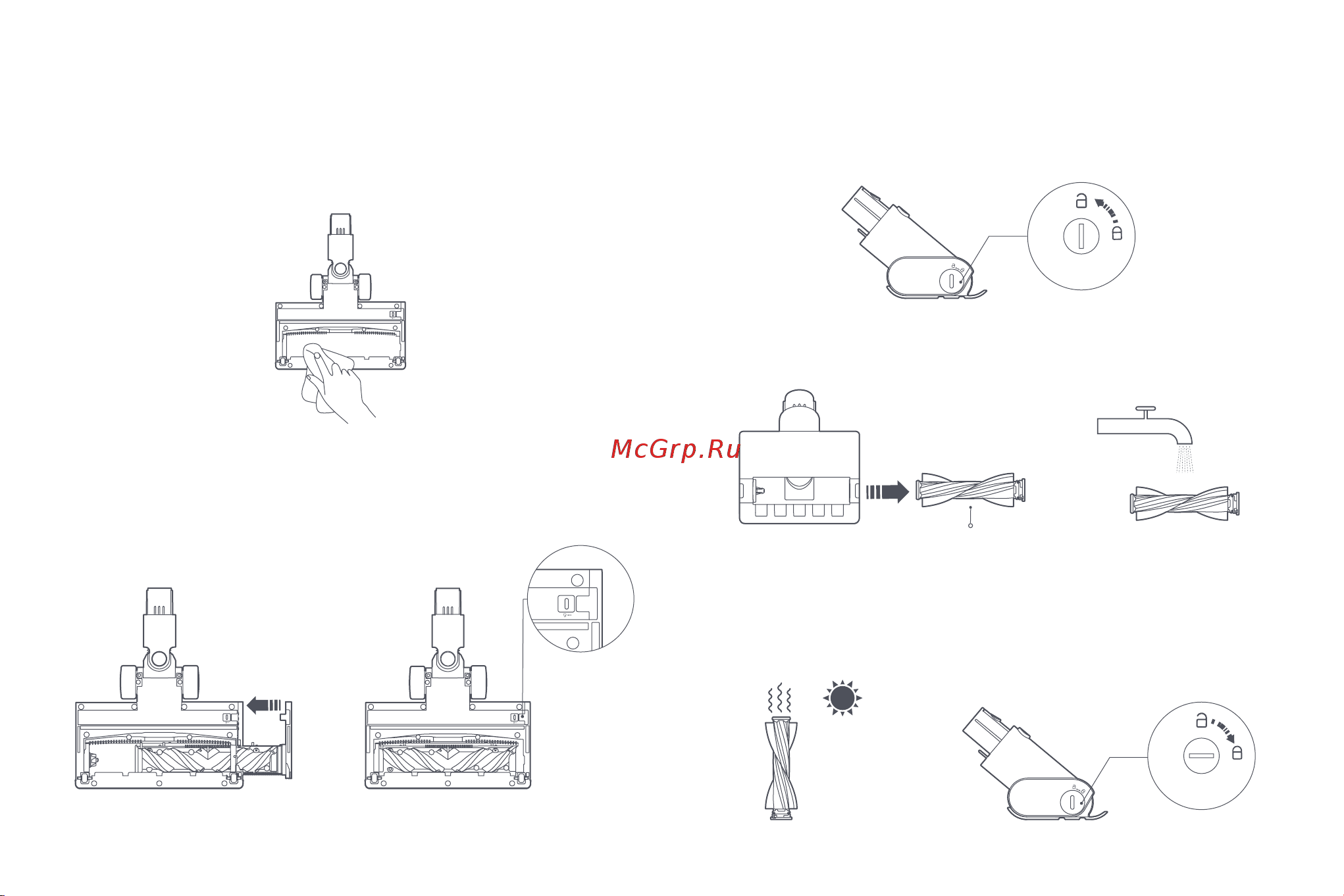 Xiaomi Vacuum Cleaner G11 EU [30/164] Pulizia della spazzola eletrica per acari