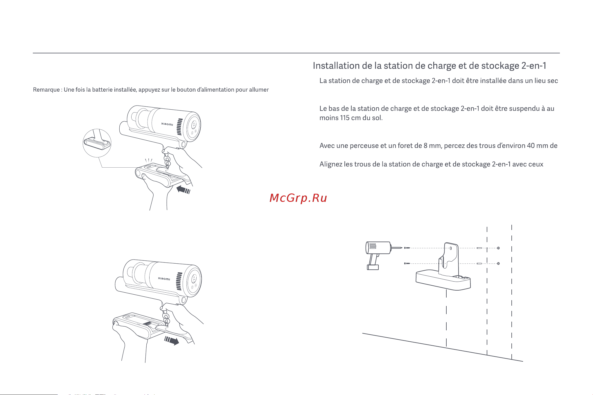 Xiaomi Vacuum Cleaner G11 EU [40/164] Procédure d installation