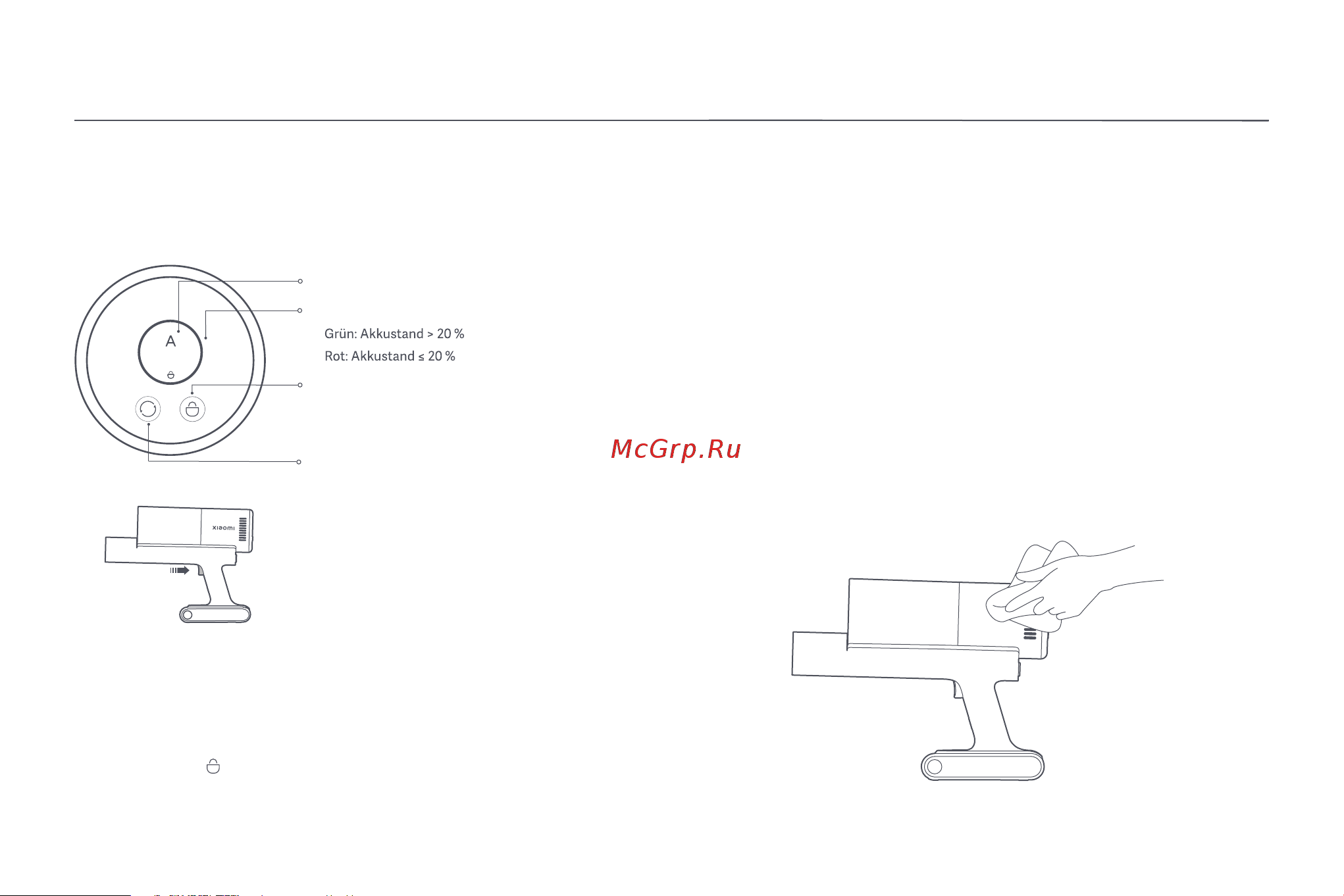 Xiaomi Vacuum Cleaner G11 EU [62/164] Pﬂege und wartung