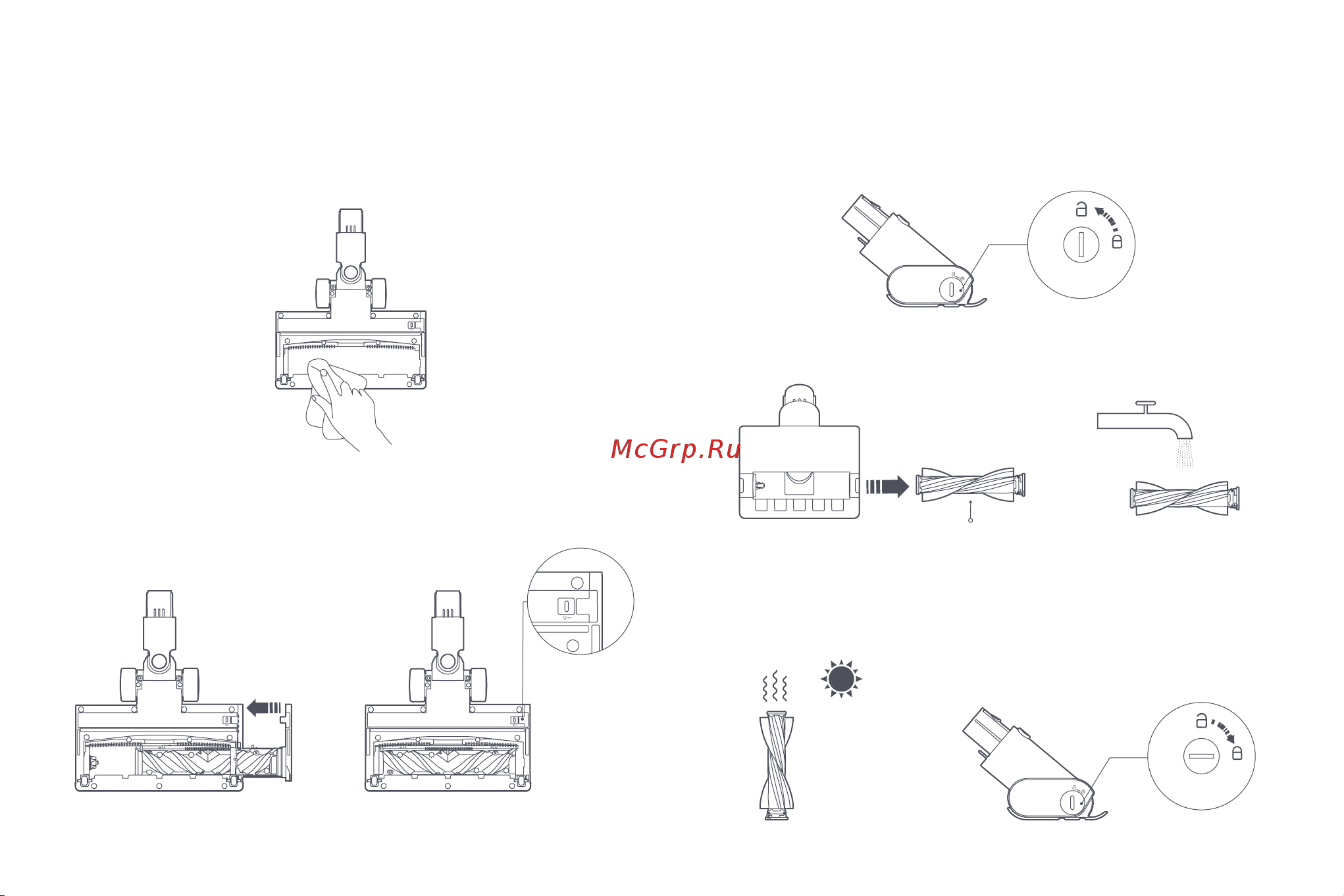 Xiaomi Vacuum Cleaner G11 EU [83/164] Limpieza del cepillo eléctrico antiácaros