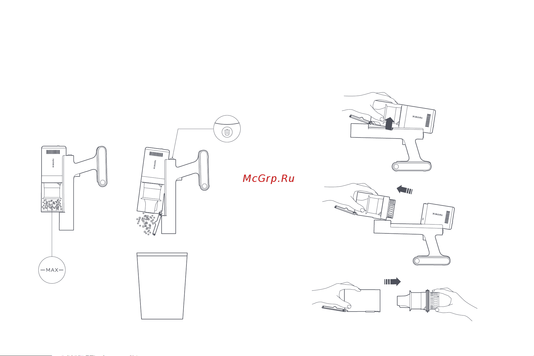 Xiaomi Vacuum Cleaner G11 EU [99/164] Limpar o compartimento do pó e a unidade de ﬁltro
