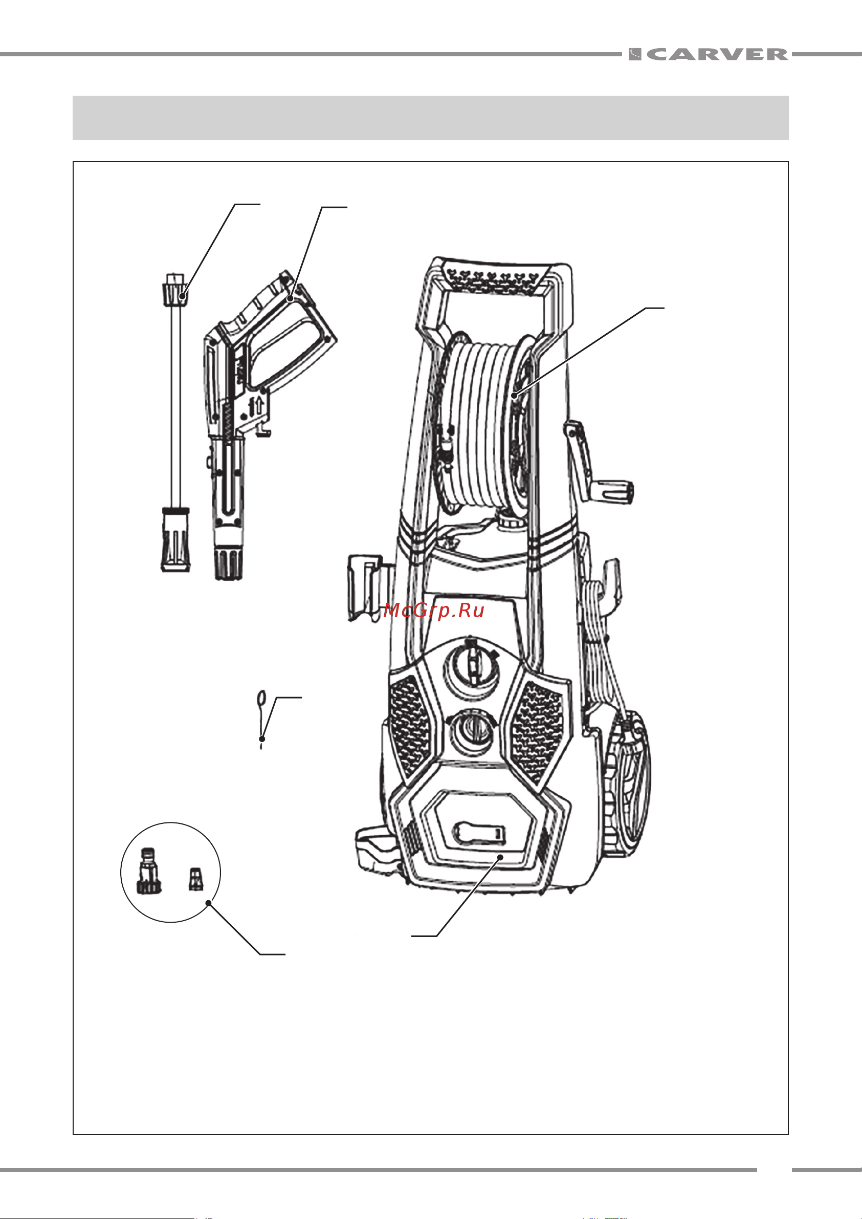 Carver CW-2201E 2200Вт [7/16] Основные части и узлы