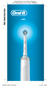 Braun Oral-B Pro 3/D505.513.3 Cross Action Light Blue Руководство по эксплуатации
