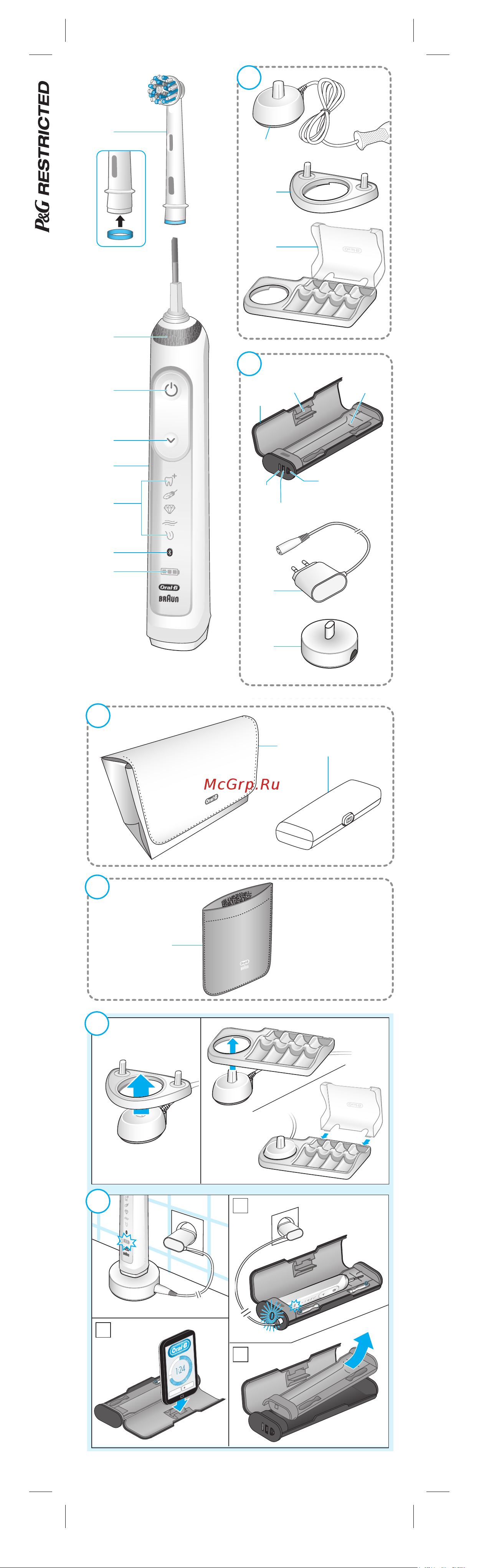 Oral-B Genius X D706.513.6X Sensi Satin Purple Руководство по эксплуатации онлайн