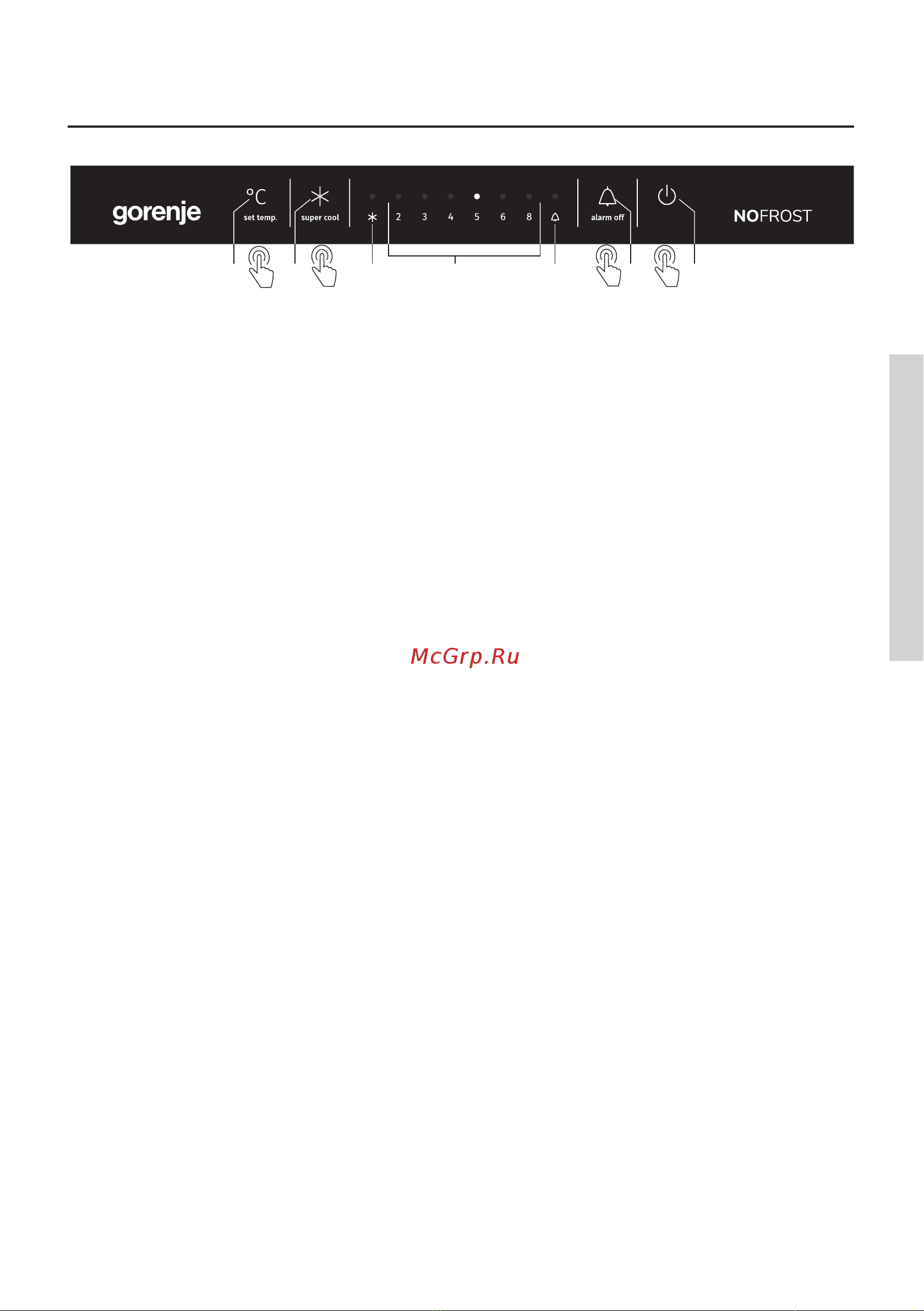 Gorenje NRKI418FP2 [88/107] Operating the appliance