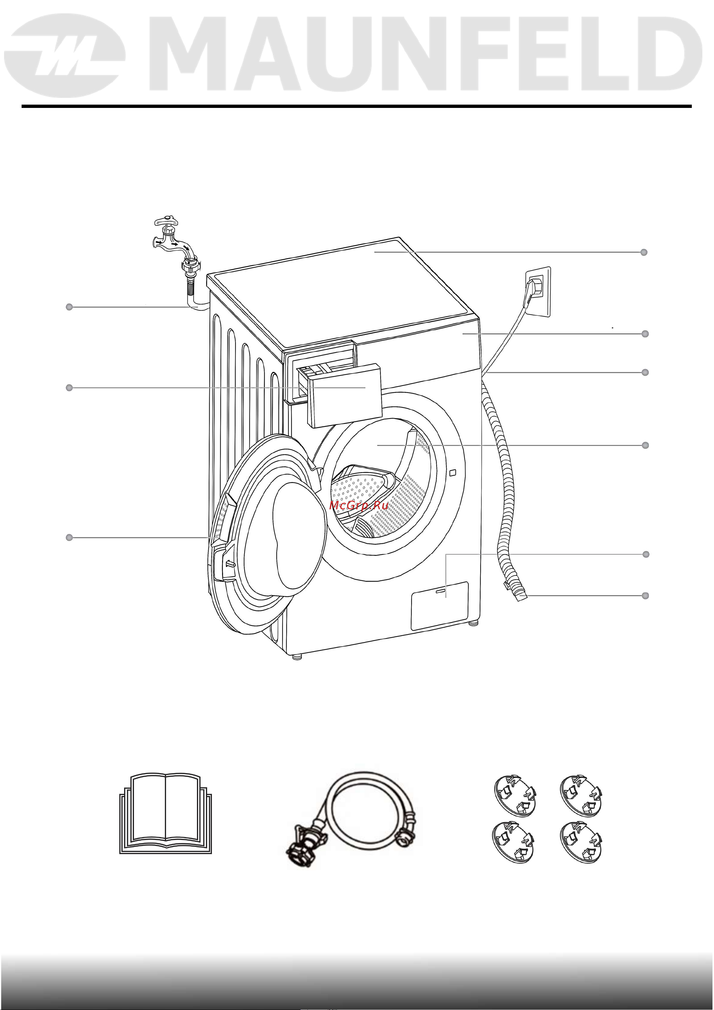 Maunfeld MFWM1486WH06 [13/58] Технические данные
