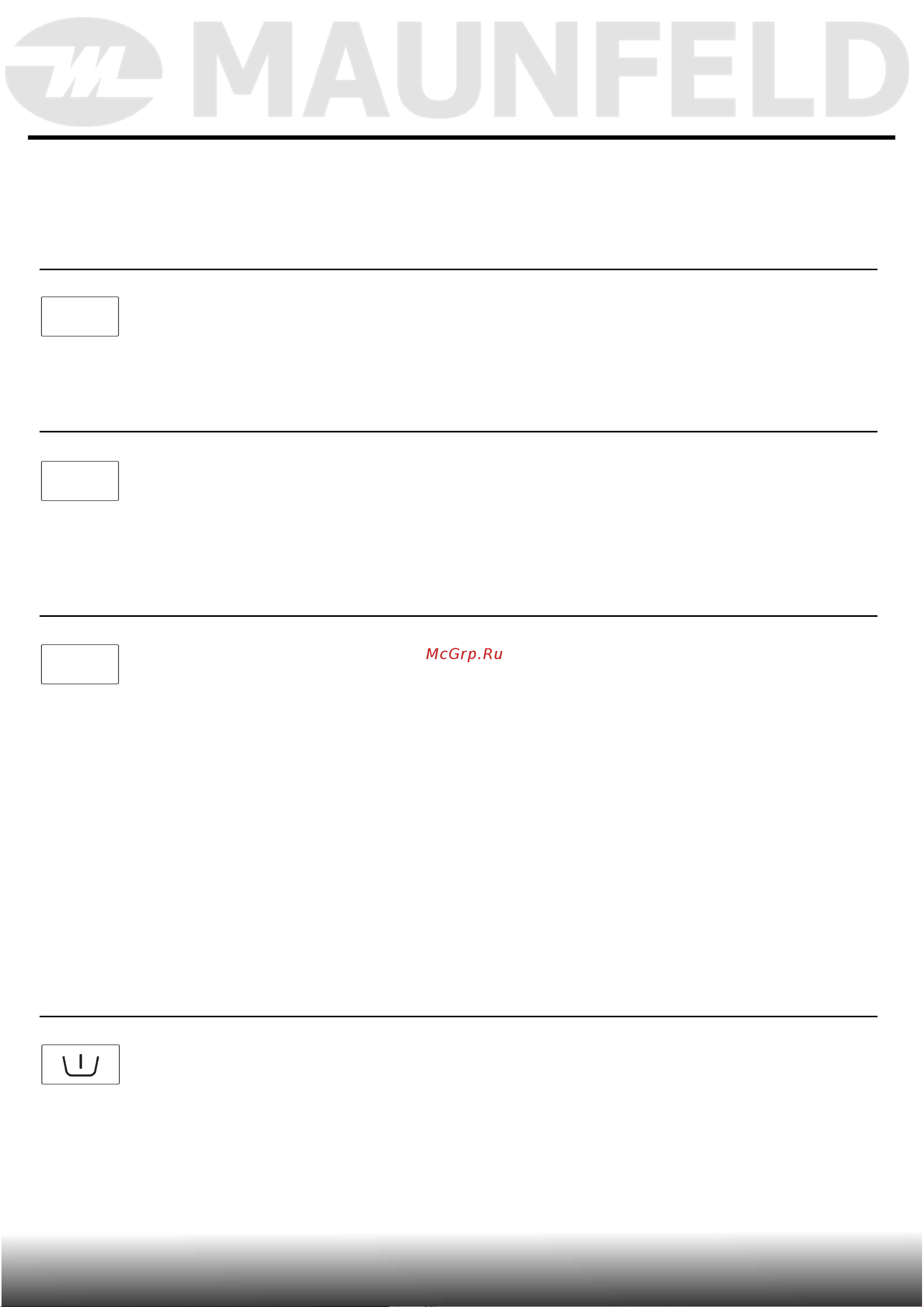 Maunfeld MFWM1486WH06 [30/58] Описание прибора