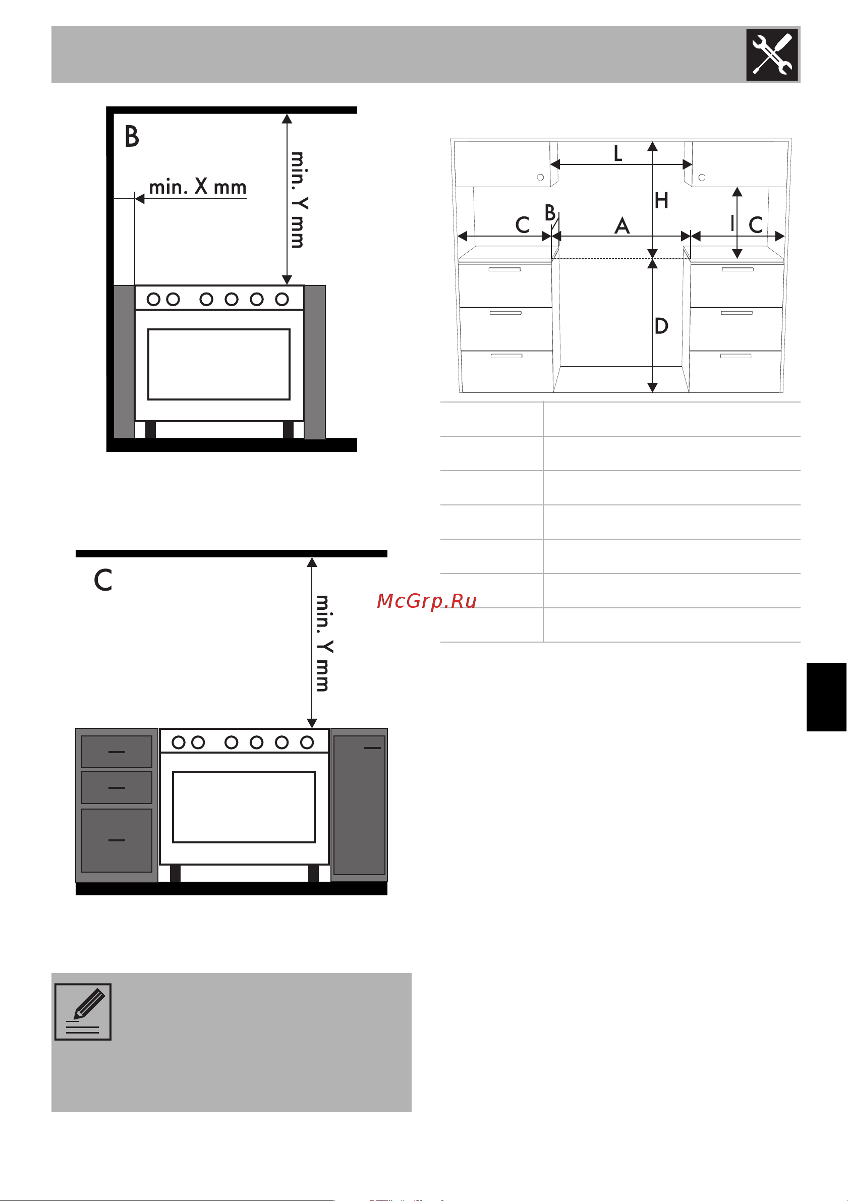 Smeg C95GMCA9-1 [51/56] Установка