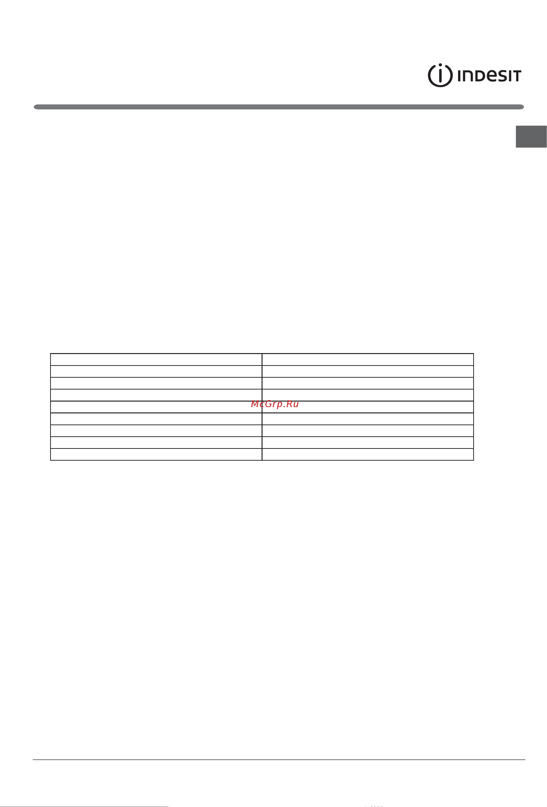 Indesit ETP 20 [29/48] Blank page