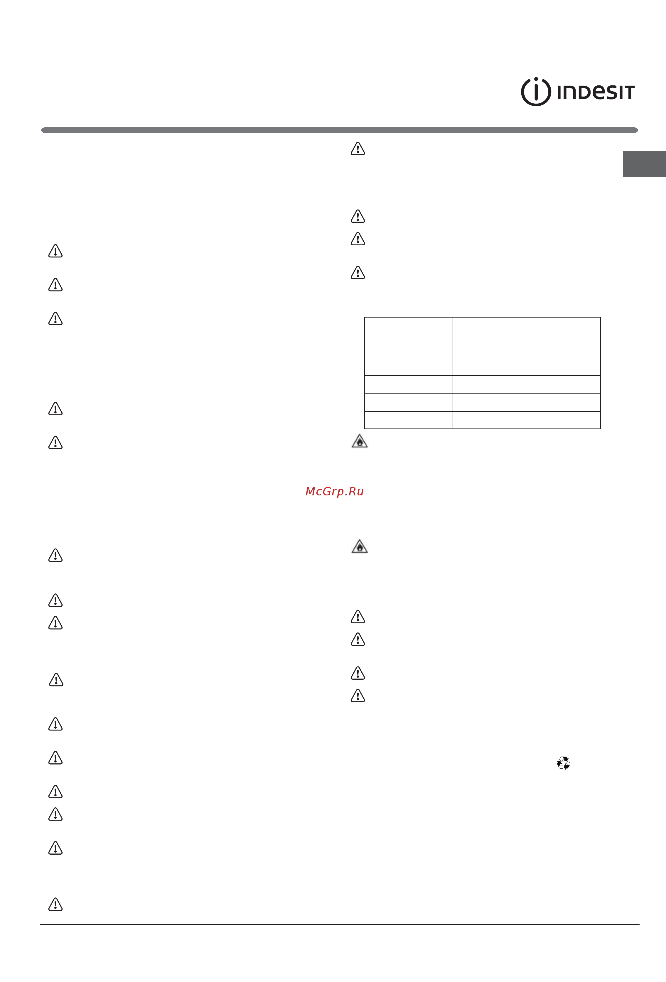 Indesit ETP 20 [41/48] Blank page