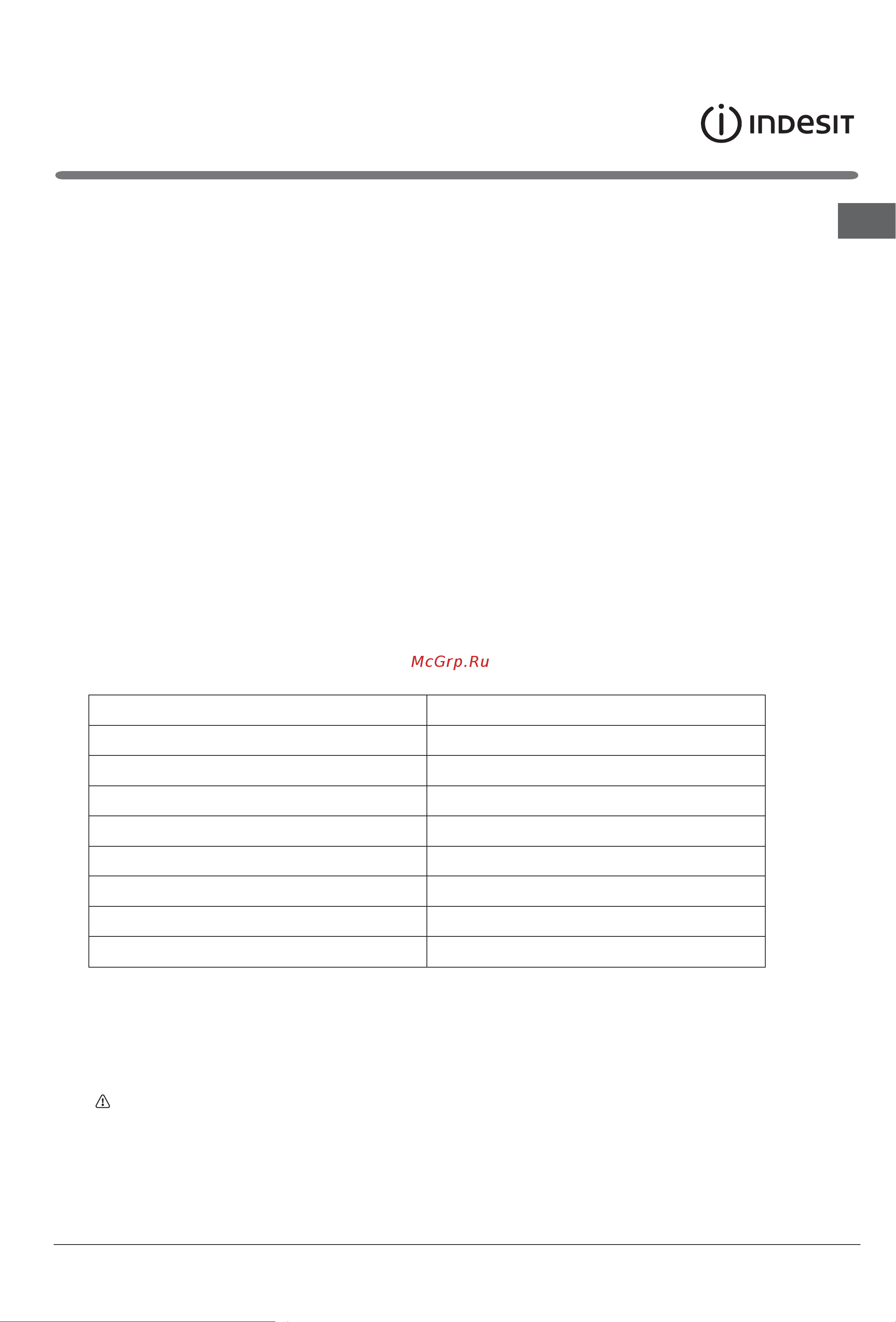 Indesit ETP 20 [43/48] Blank page