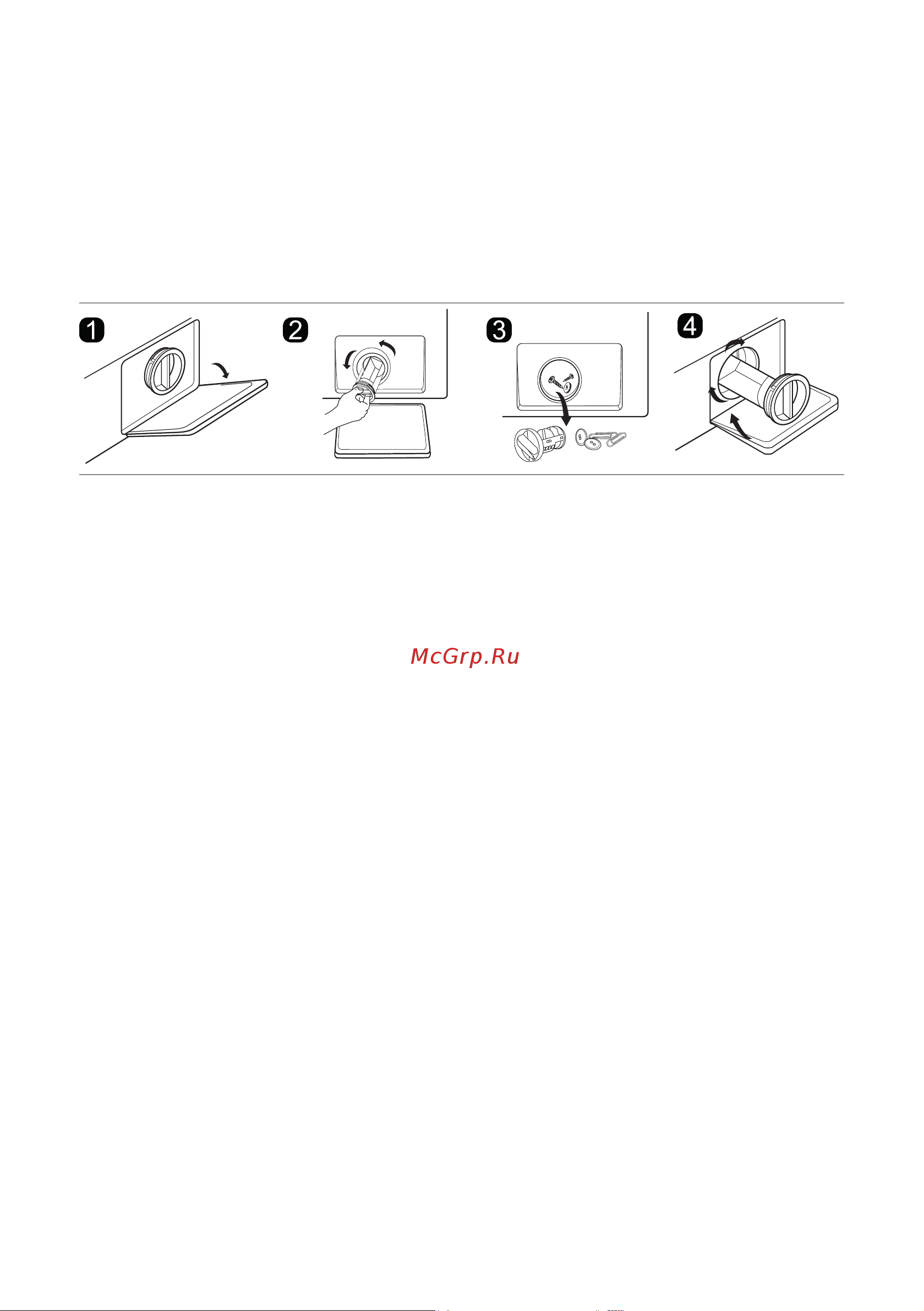 Midea MFE11W65/W-C [23/30] Чистка фильтра сливного насоса вариант 1