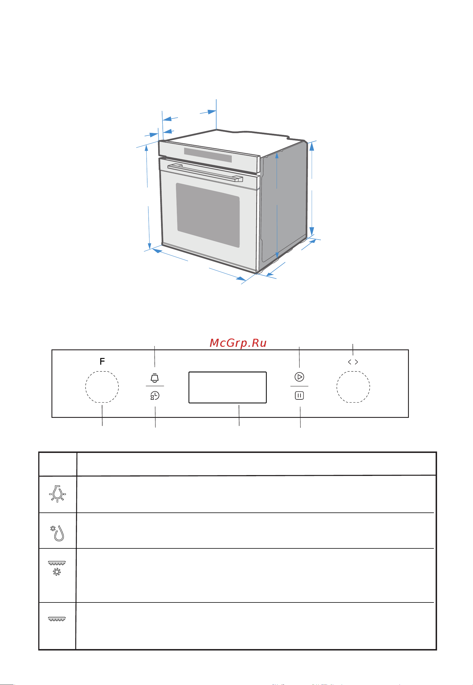 Midea MO78100CGBX [7/24] Описание прибора