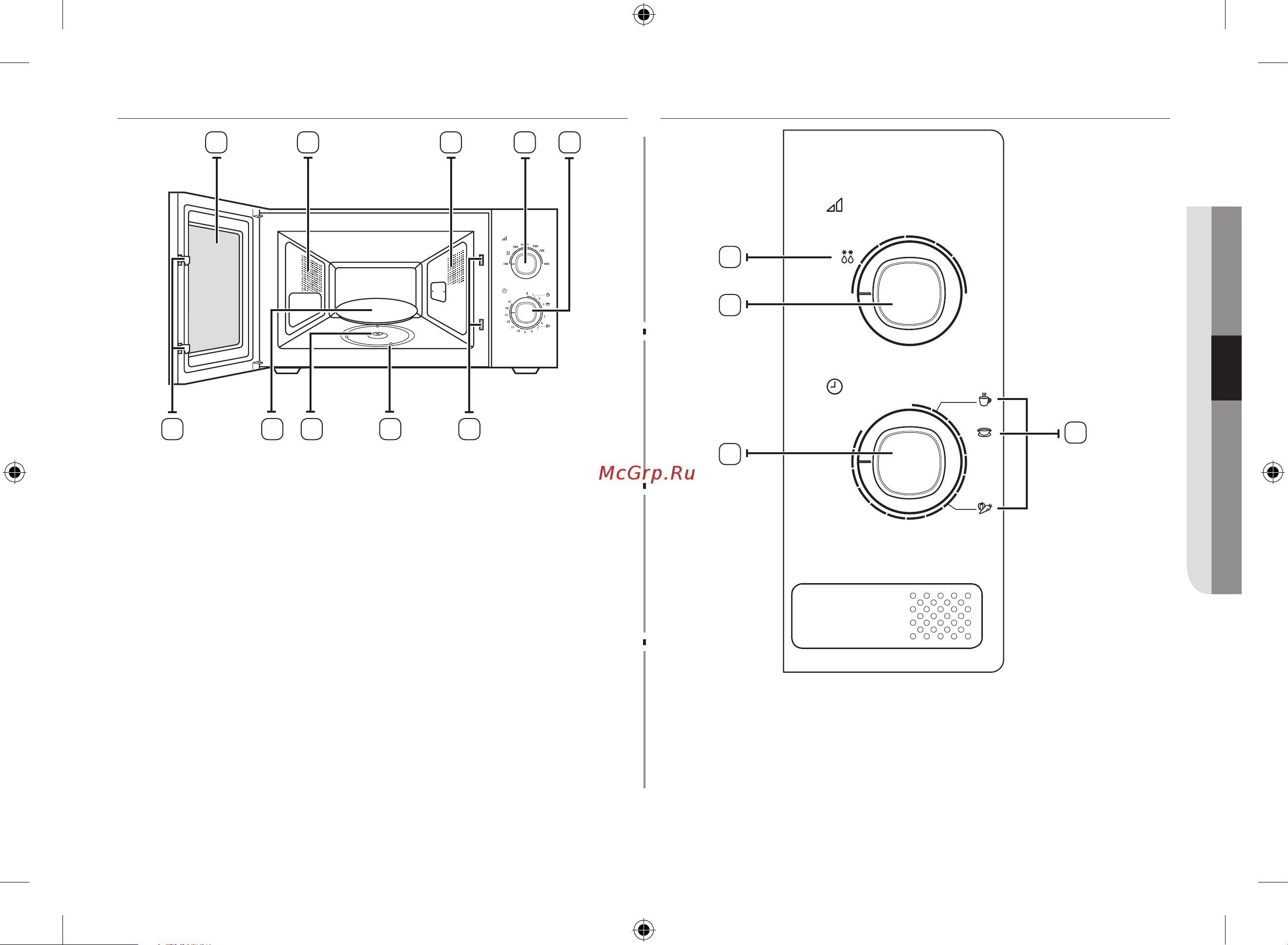 Samsung ME81KRW-3/BW [11/0] Печь me81ar