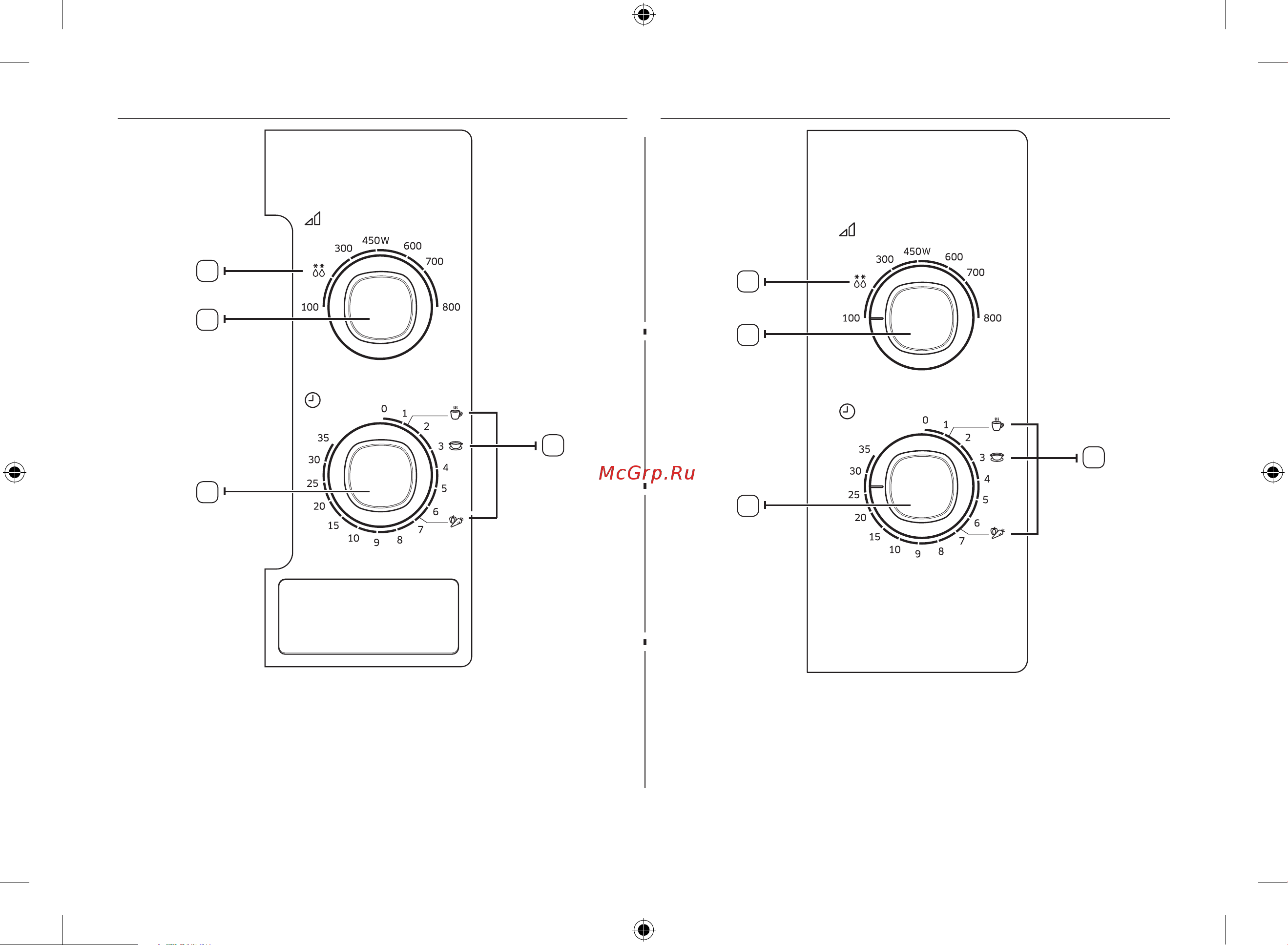 Samsung ME81MRTB/BW [12/80] Панель управления me81mr
