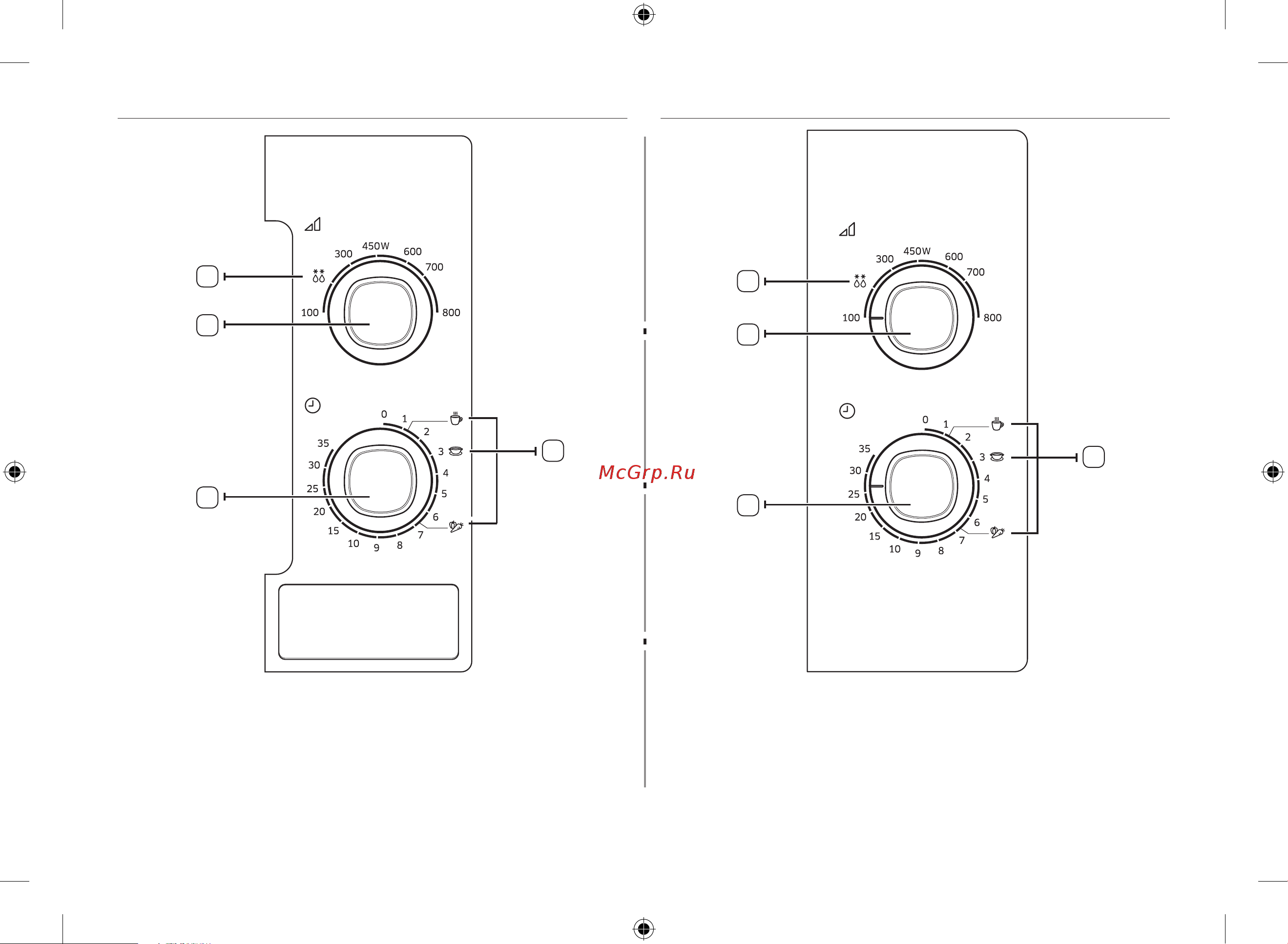 Samsung ME81MRTB/BW [32/80] Панель керування me81mr