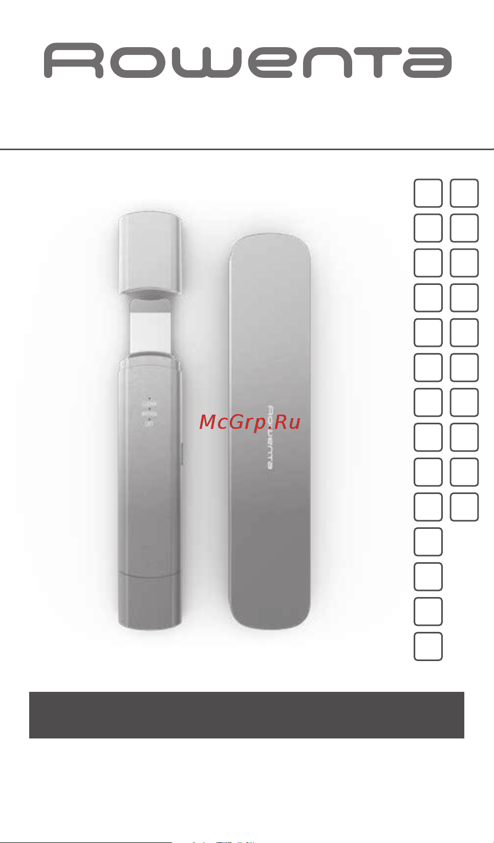 Rowenta Skin-Sonic Purifier (LV8030F0) Руководство по эксплуатации онлайн