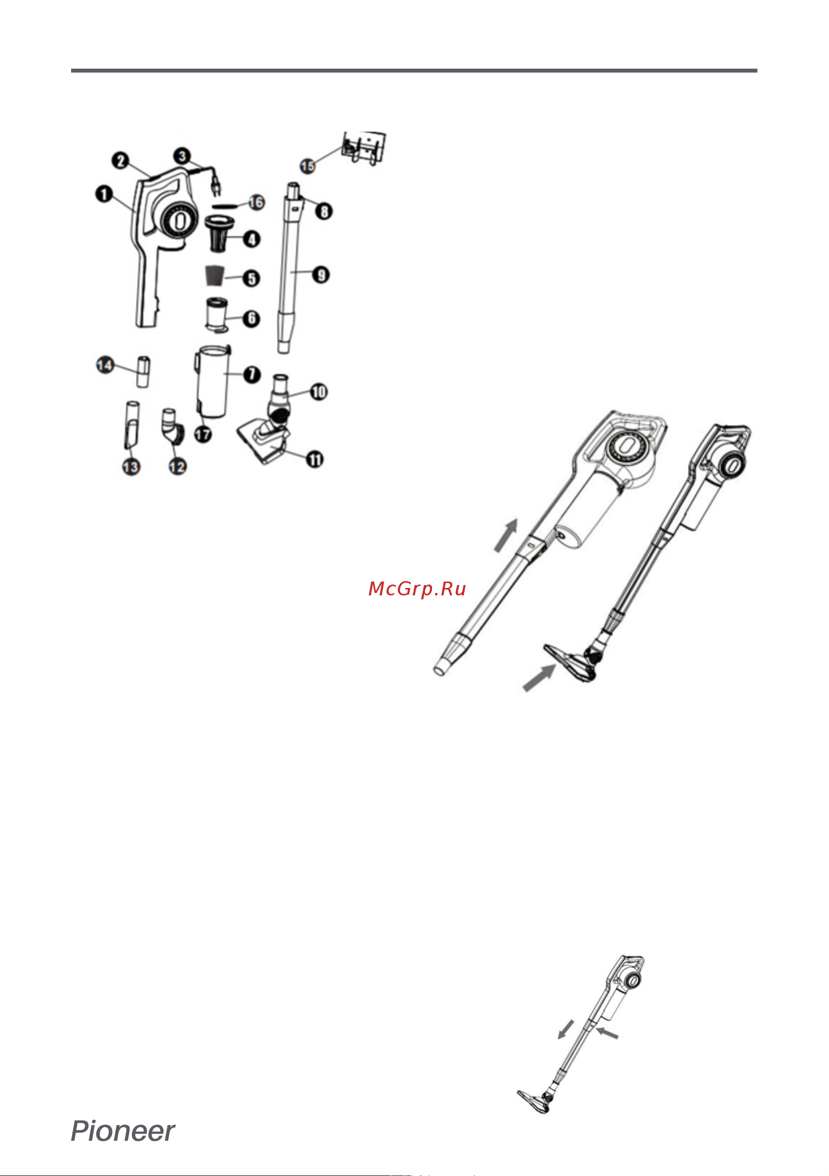 Pioneer VC459S [5/12] Руководство пользователя