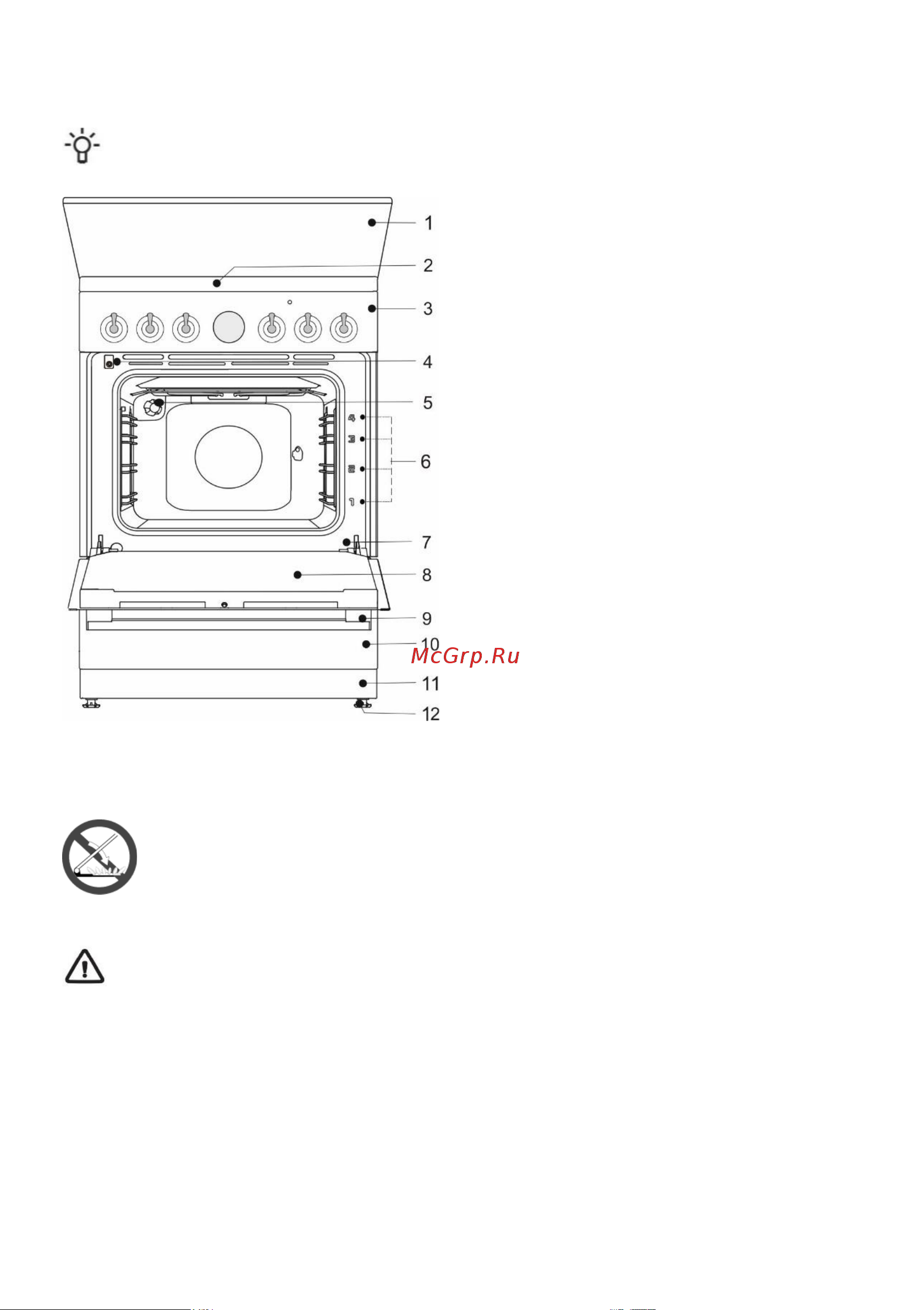 Gorenje GECS5B70CLI [7/28] Электрическая плита