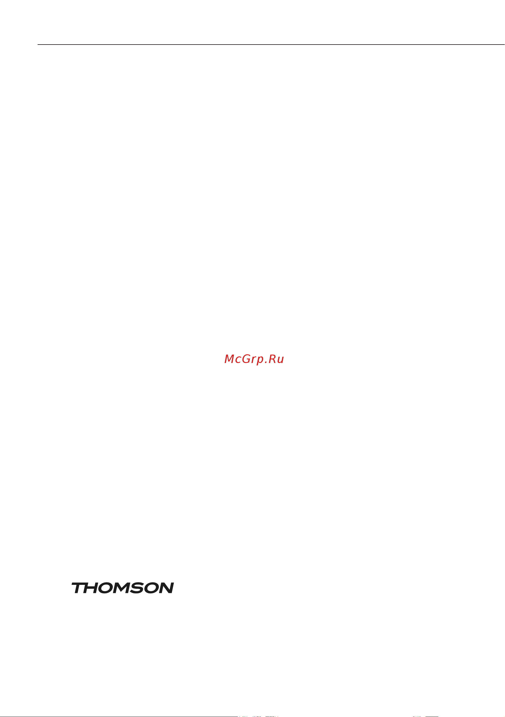 Thomson PH30M01 [2/42] Уважаемый покупатель