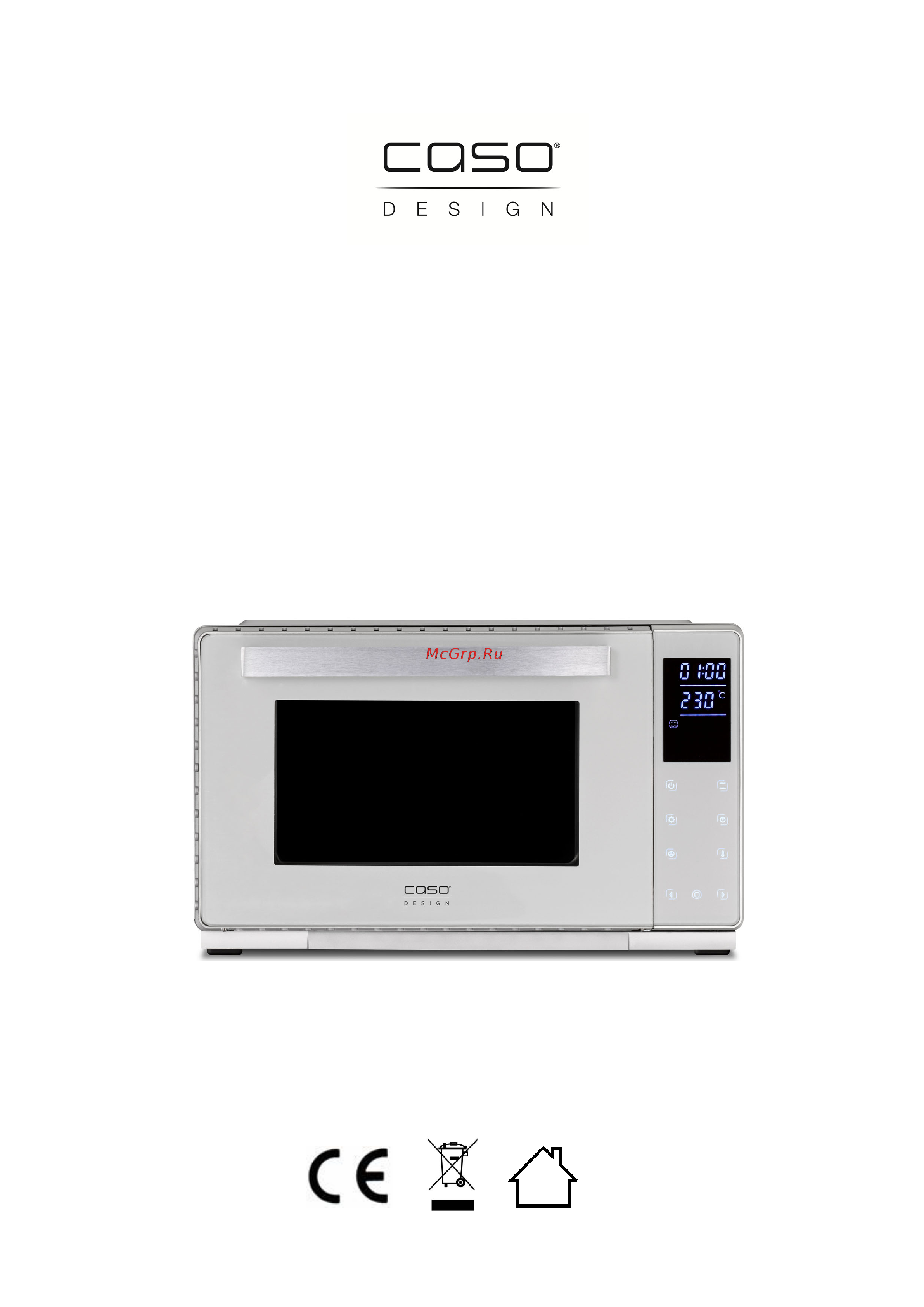 Caso TO Bake & Style 26 Touch Руководство по эксплуатации онлайн