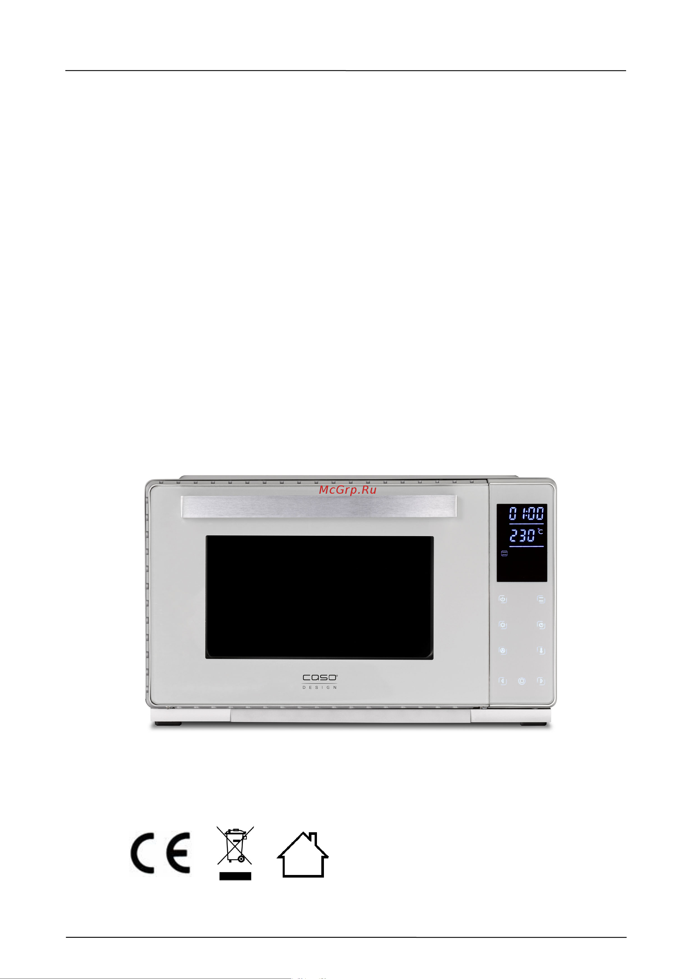 Caso TO Bake & Style 26 Touch [106/162] Originele gebruiksaanwijzing