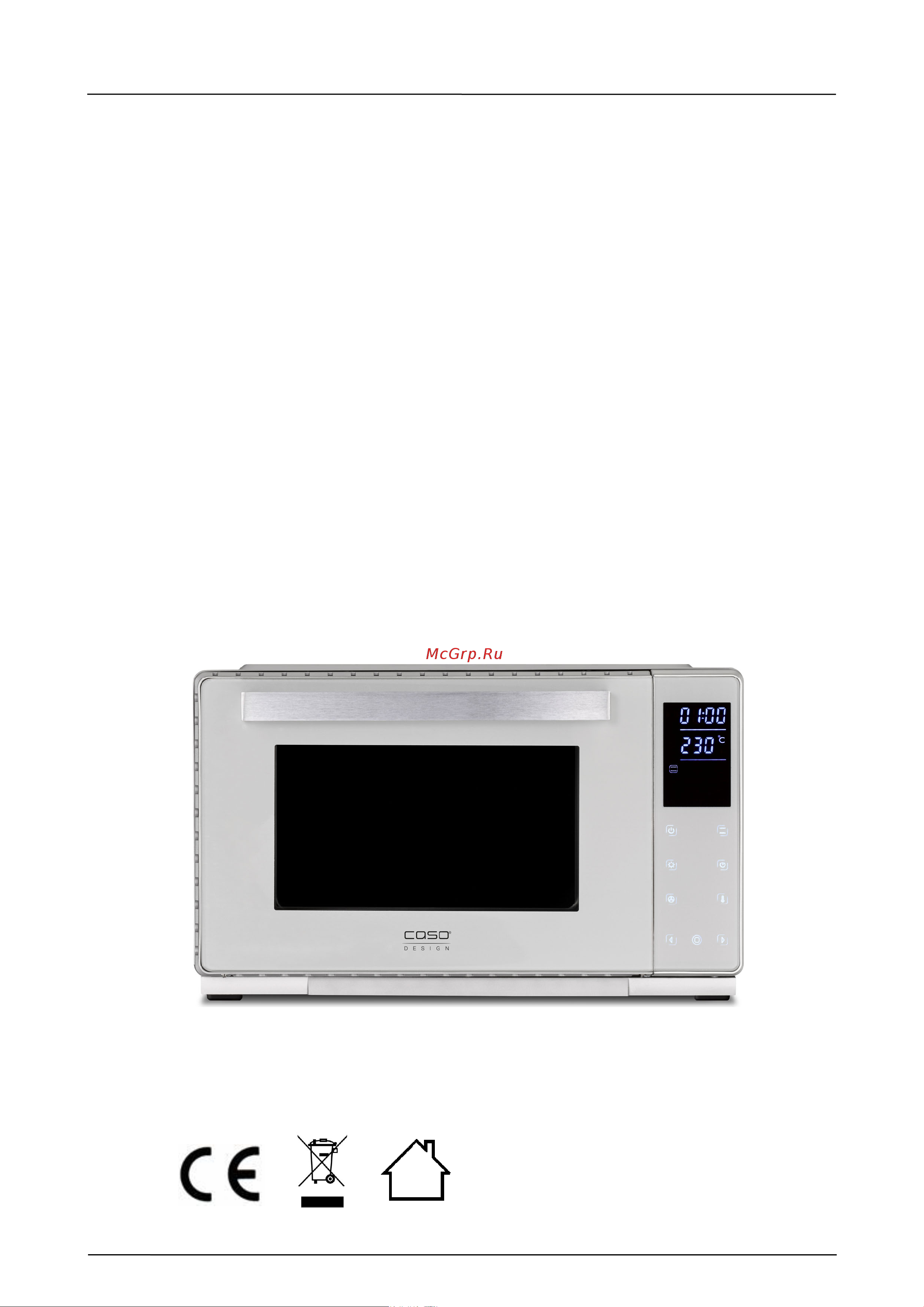 Caso TO Bake & Style 26 Touch [49/162] Mode d emploi original