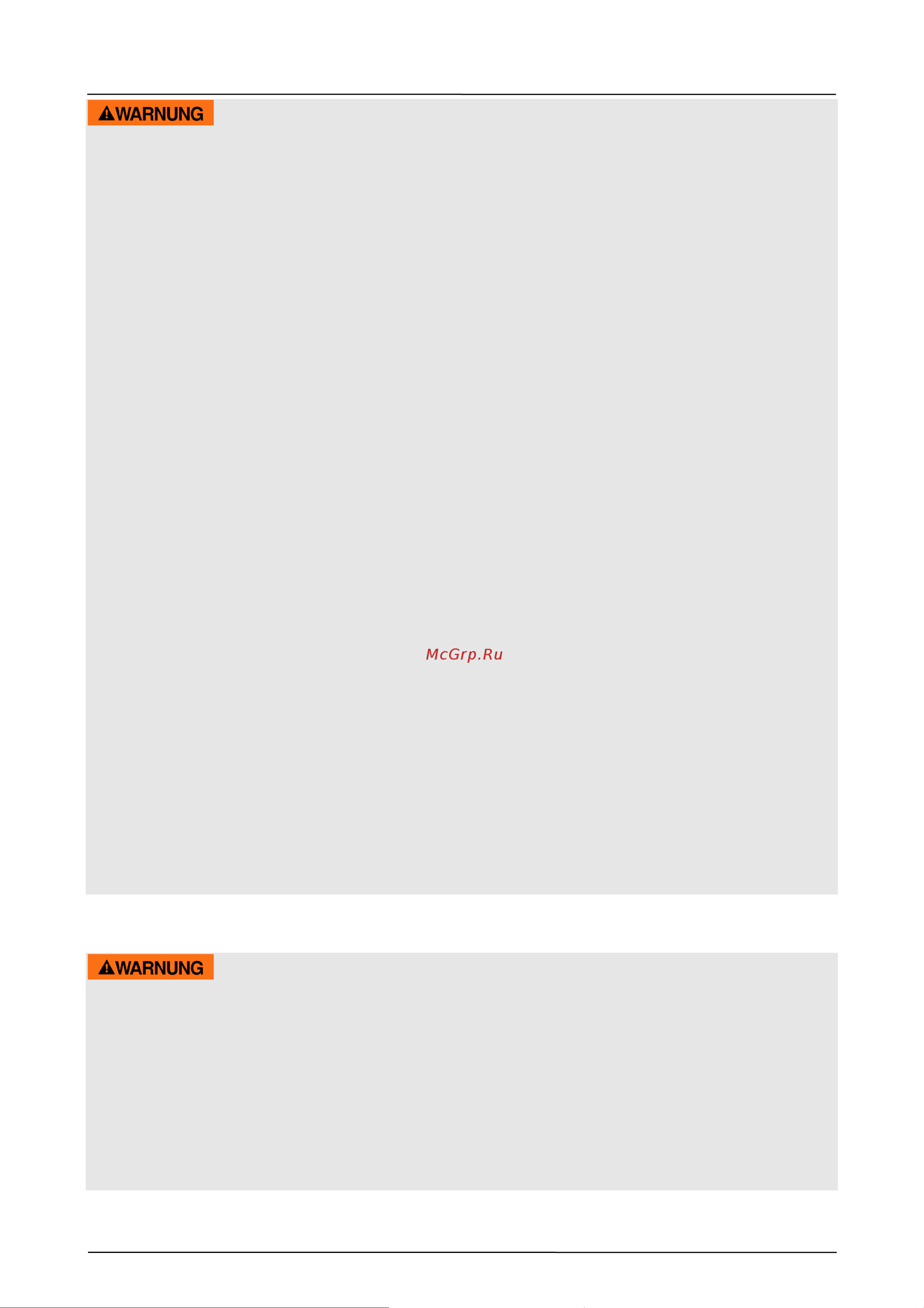 Caso TO Bake & Style 26 Touch [92/162] Advertencia