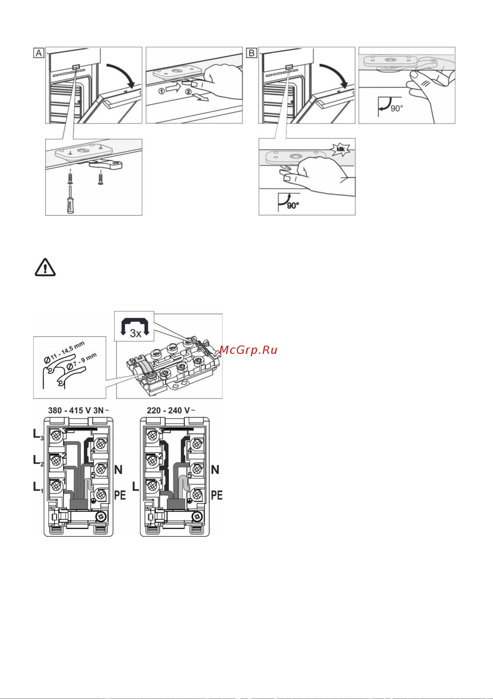 Gorenje GEC5C40XC [23/28] Подключение к электросети