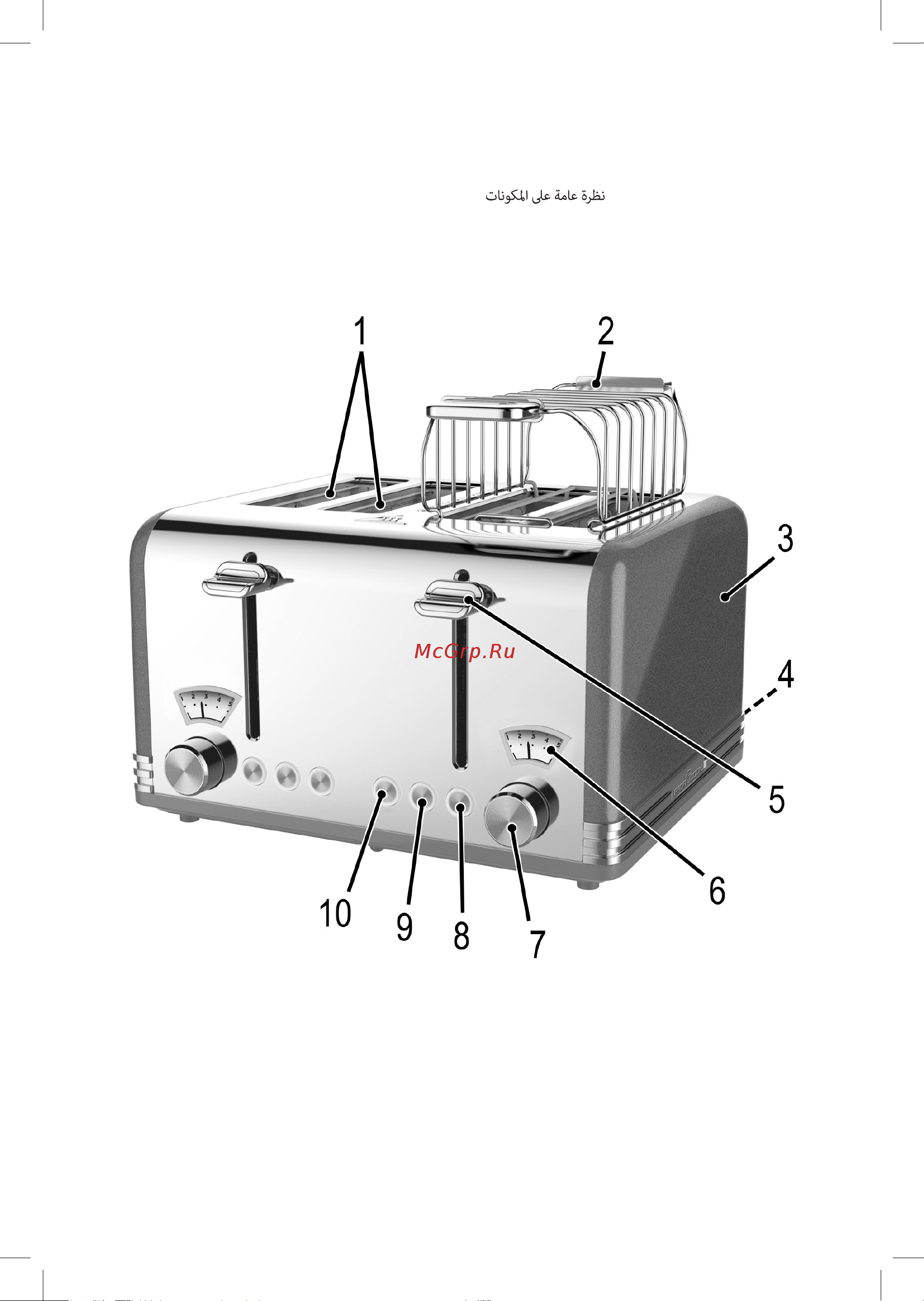 Profi Cook PC-TA 1194 An [3/58] Übersicht der bedienelemente