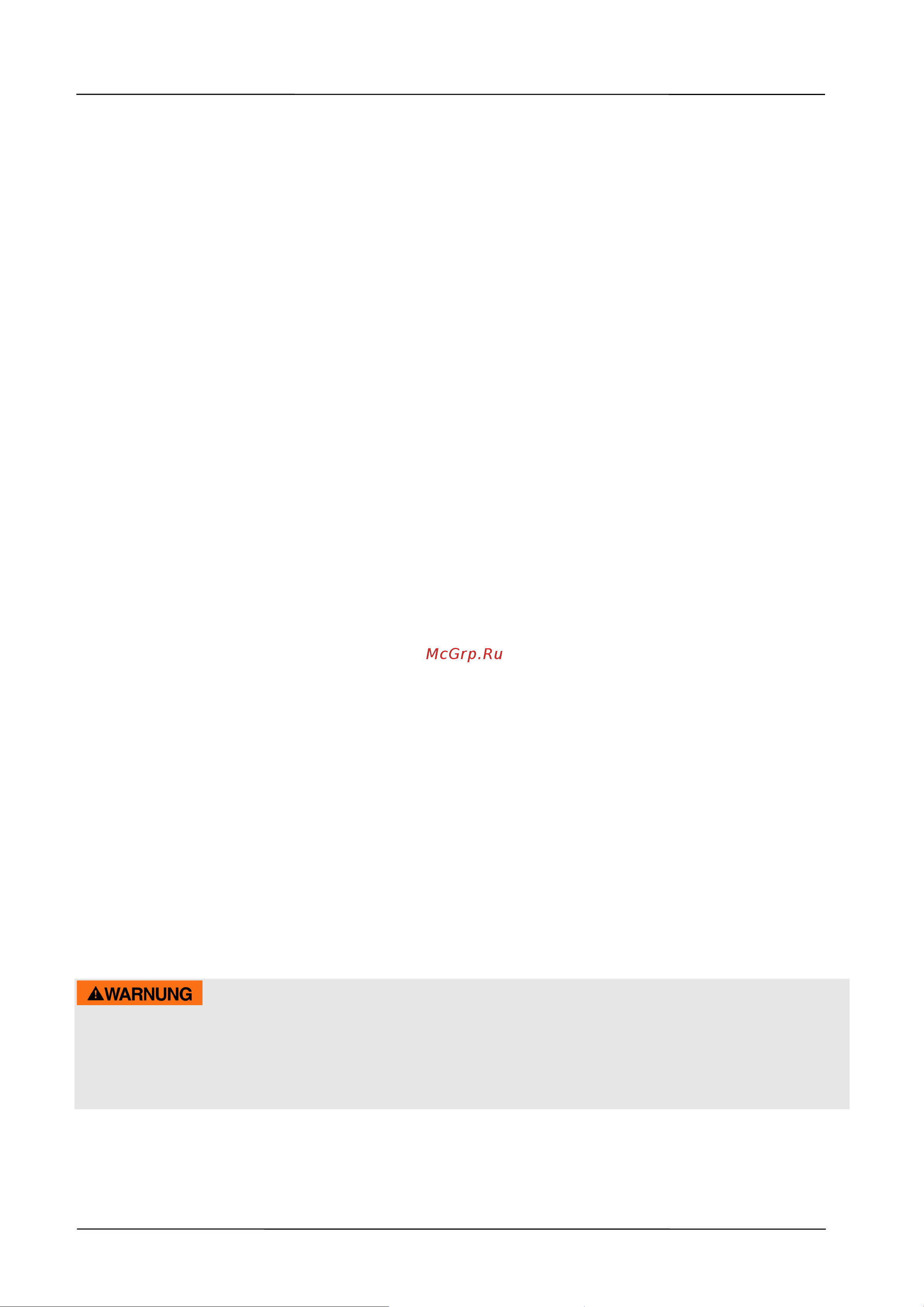 Caso HW 550 [23/94] Warning
