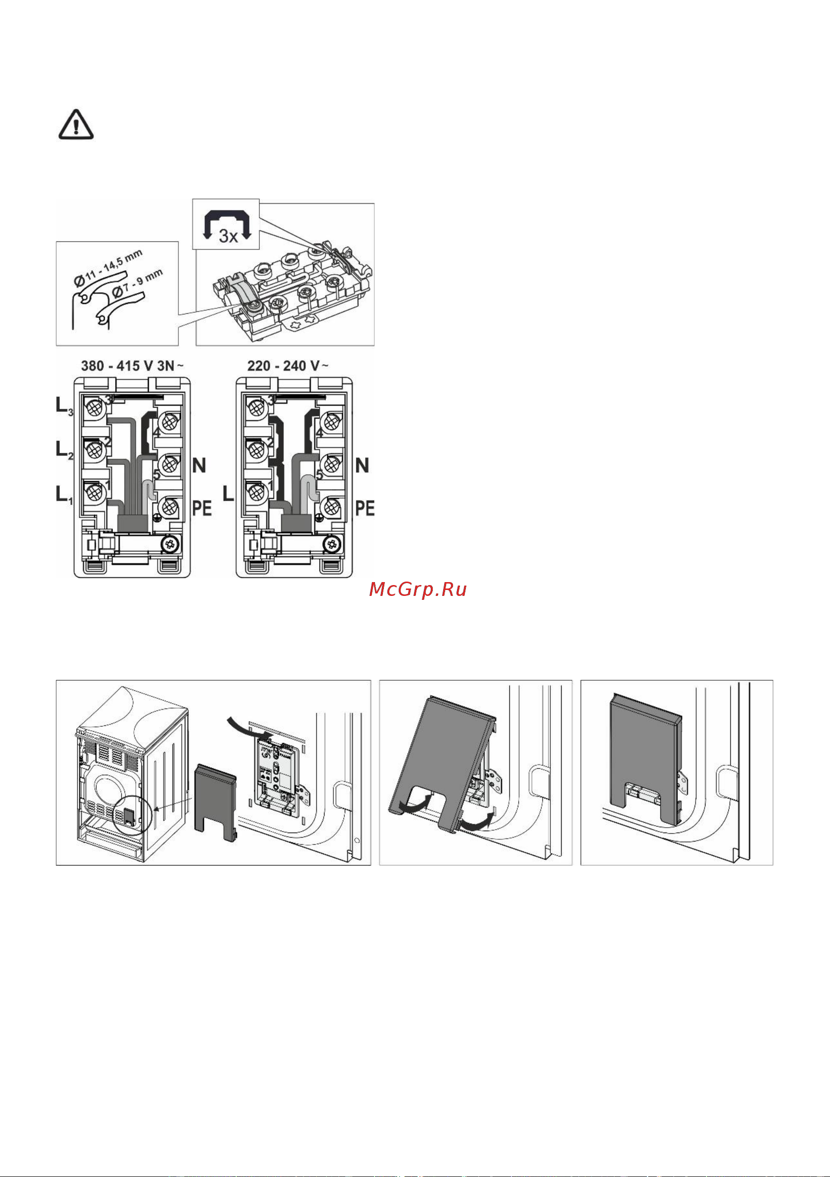 Gorenje GECS6B70CLB [23/28] Подключение к электросети