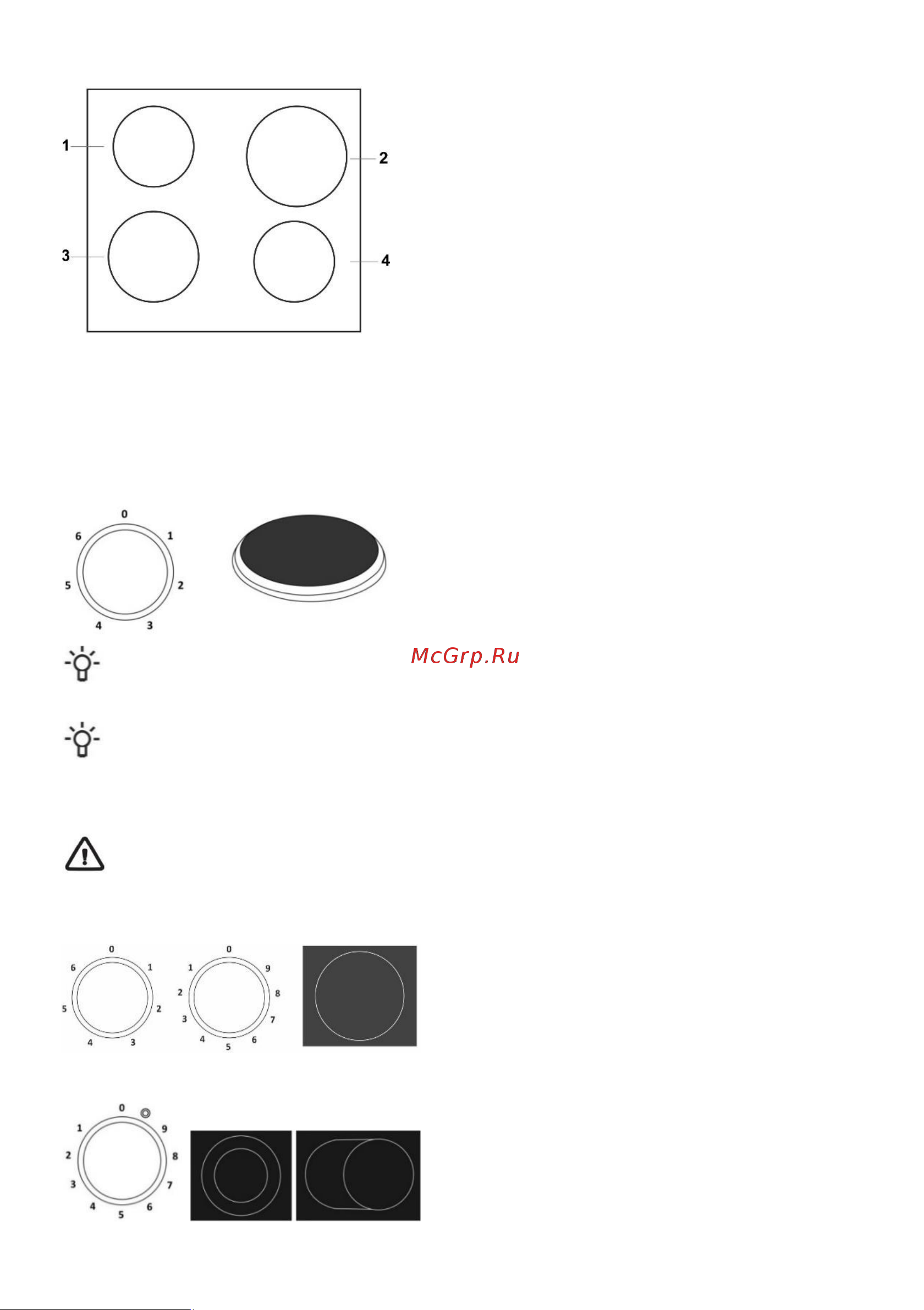 Gorenje GECS6B70CLB [9/28] Стеклокерамическая варочная поверхность