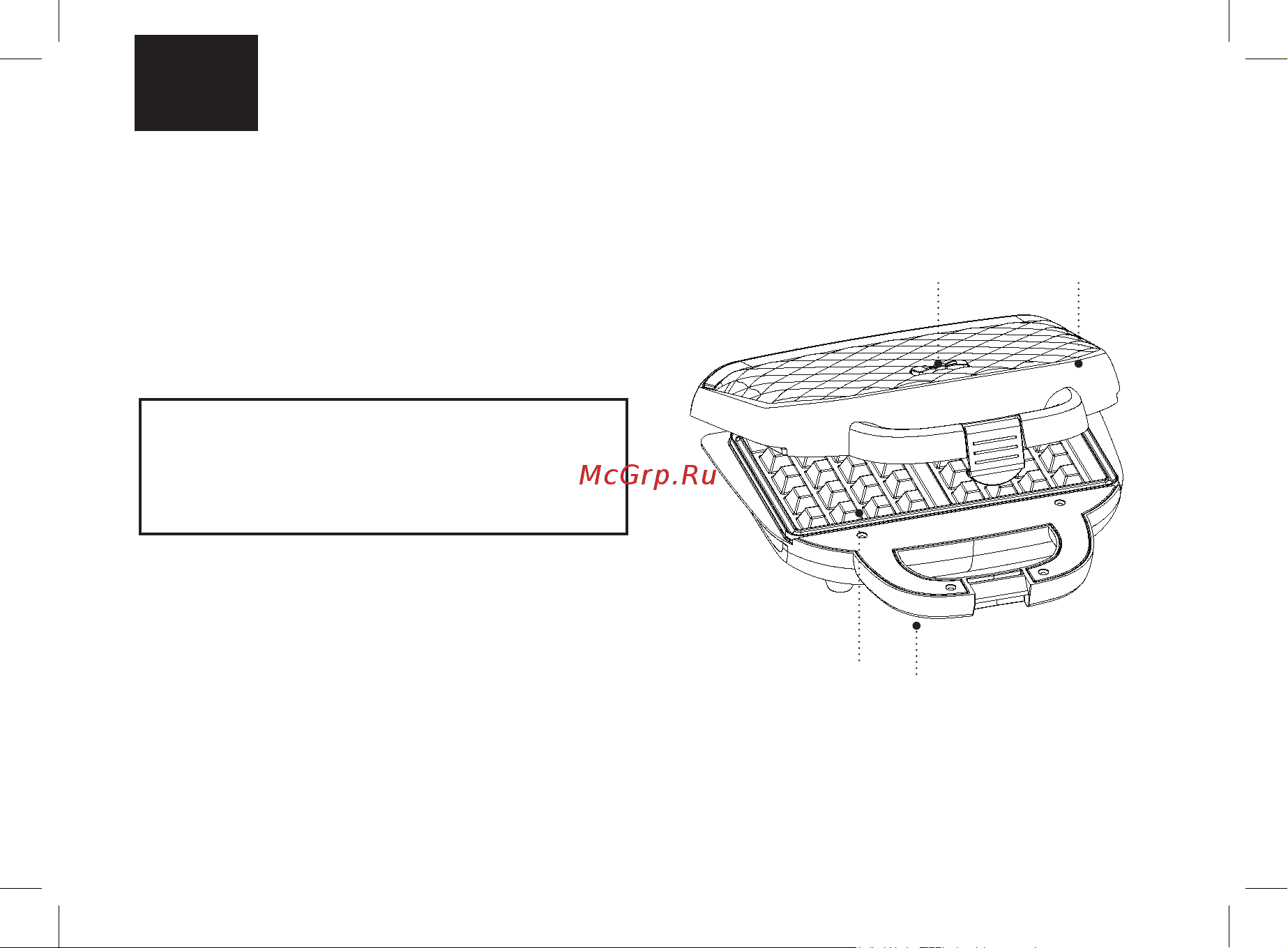 Brayer BR2304 [10/36] Waffeleisen br2304