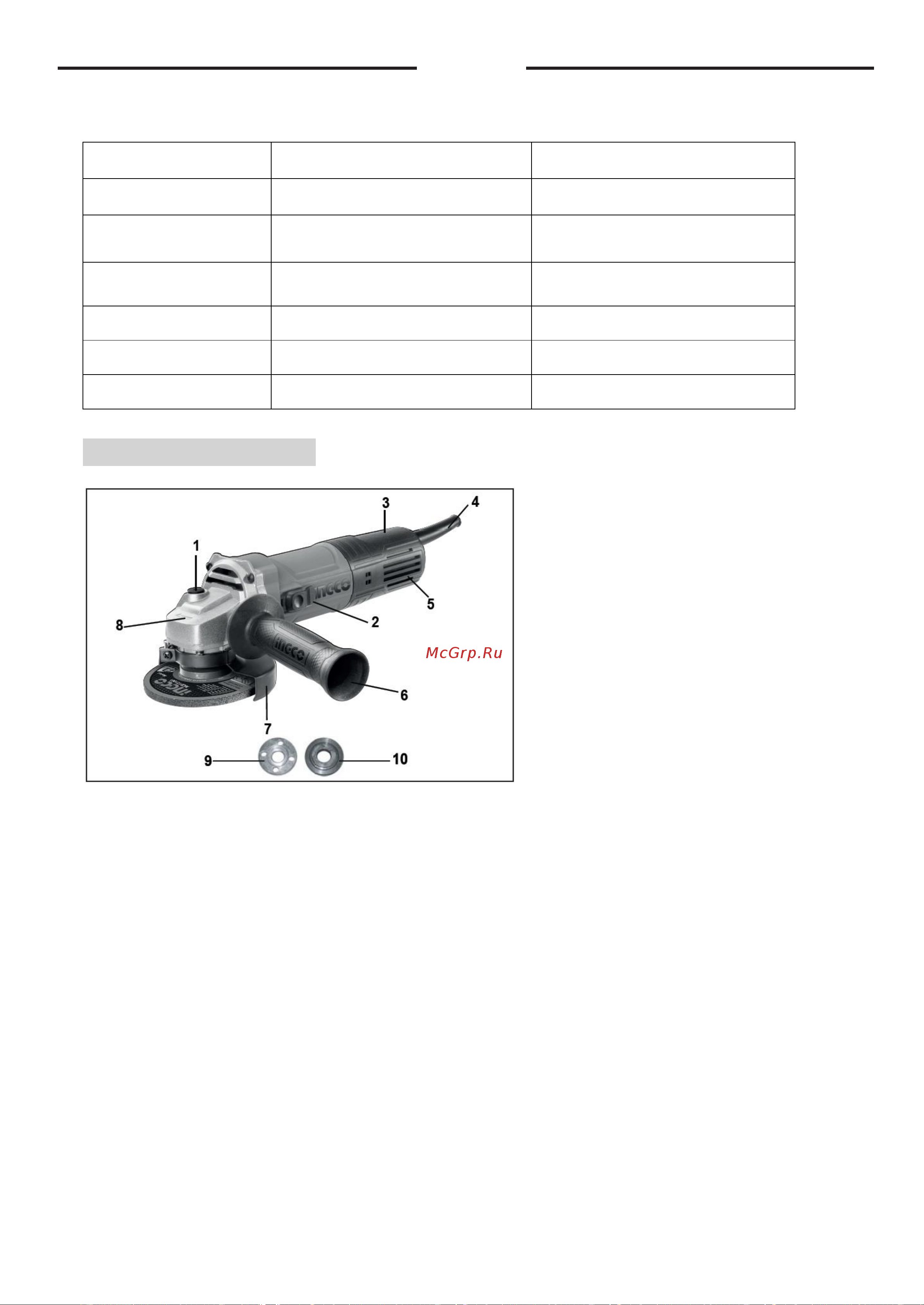 INGCO AG900285 [11/16] Русский