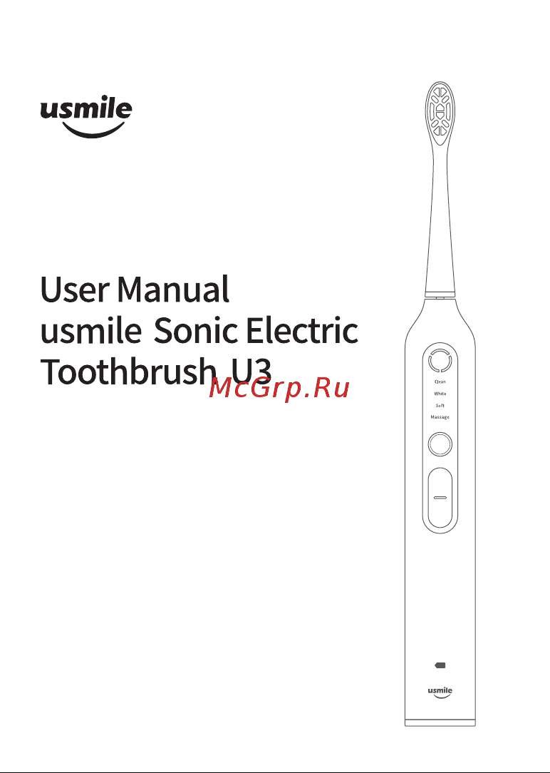 usmile Sonic U3 - Black Руководство по эксплуатации онлайн