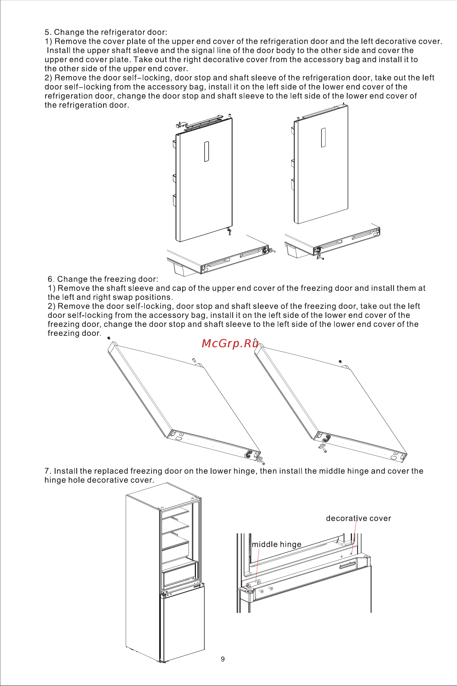 Midea MDRB470MGF33OM Руководство по эксплуатации онлайн [11/102] 786747