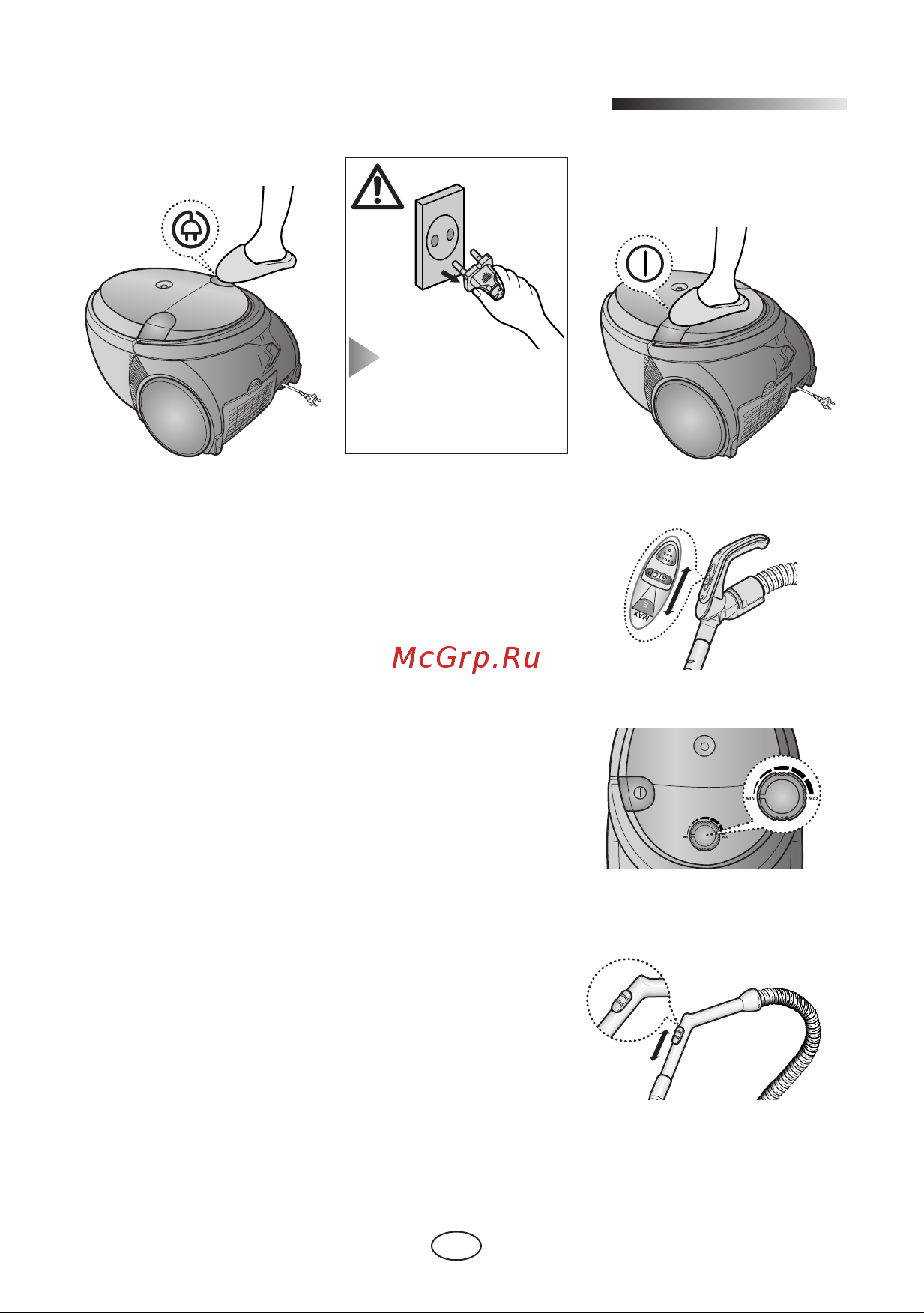 Samsung VCC5376C3R/XEV [36/40] Dulkið siurblio eksploatavimas
