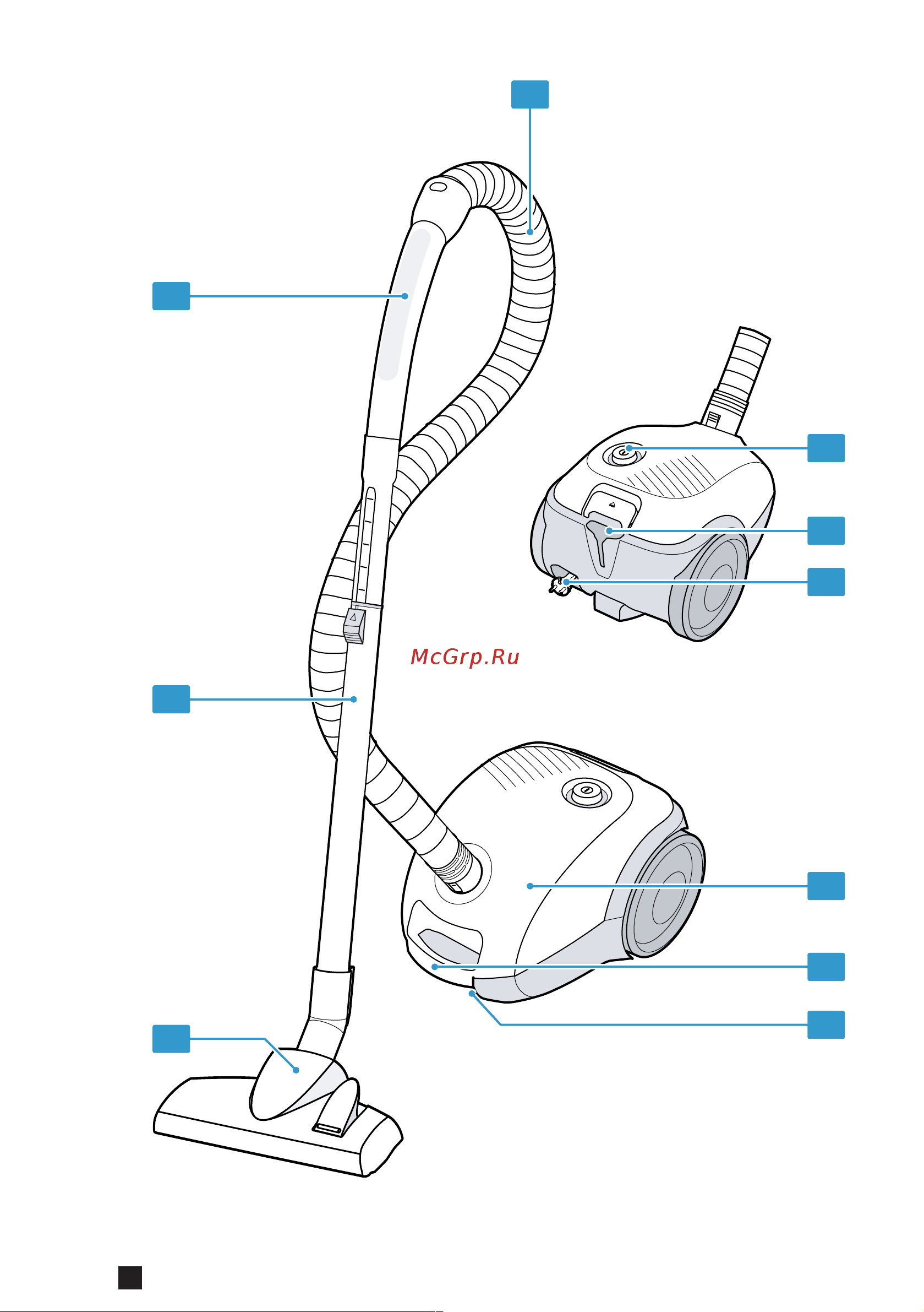 Bosch BGLS2WH1H Руководство по эксплуатации онлайн [4/92] 786805