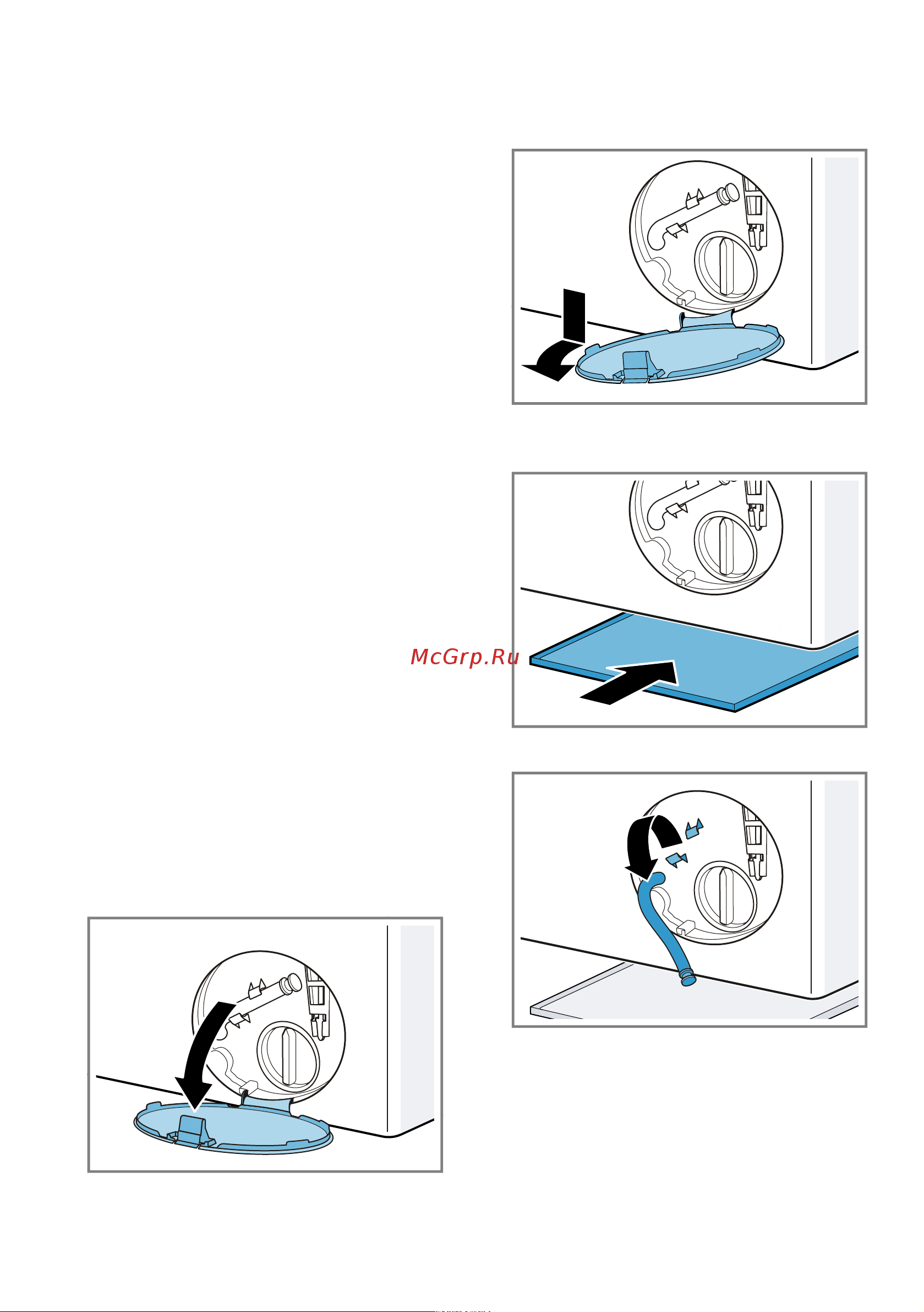 Bosch WGA254A0ME [48/72] Очистка откачивающего насоса