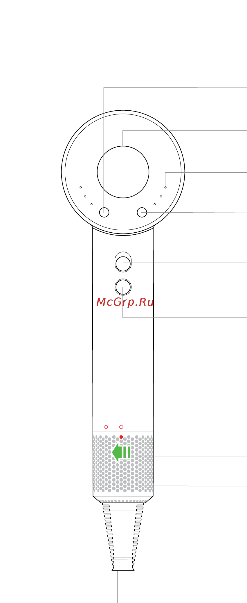 Dyson HD08 Copper [11/26] Функции