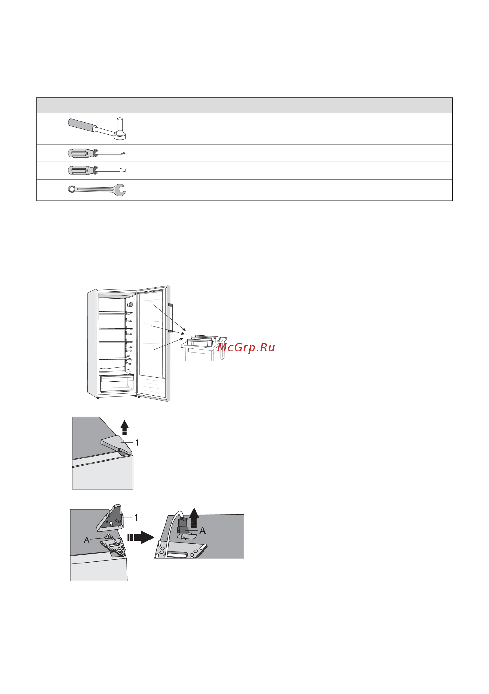 Gorenje R619EAXL6 [15/39] Изменение направления открывания дверцы